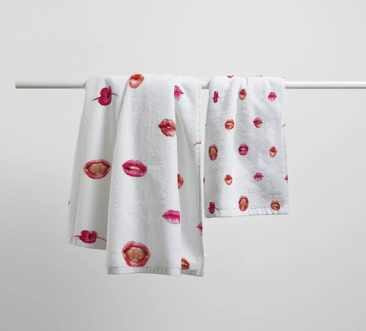 Kisses serviette de bain de Mie Frey Damgaard