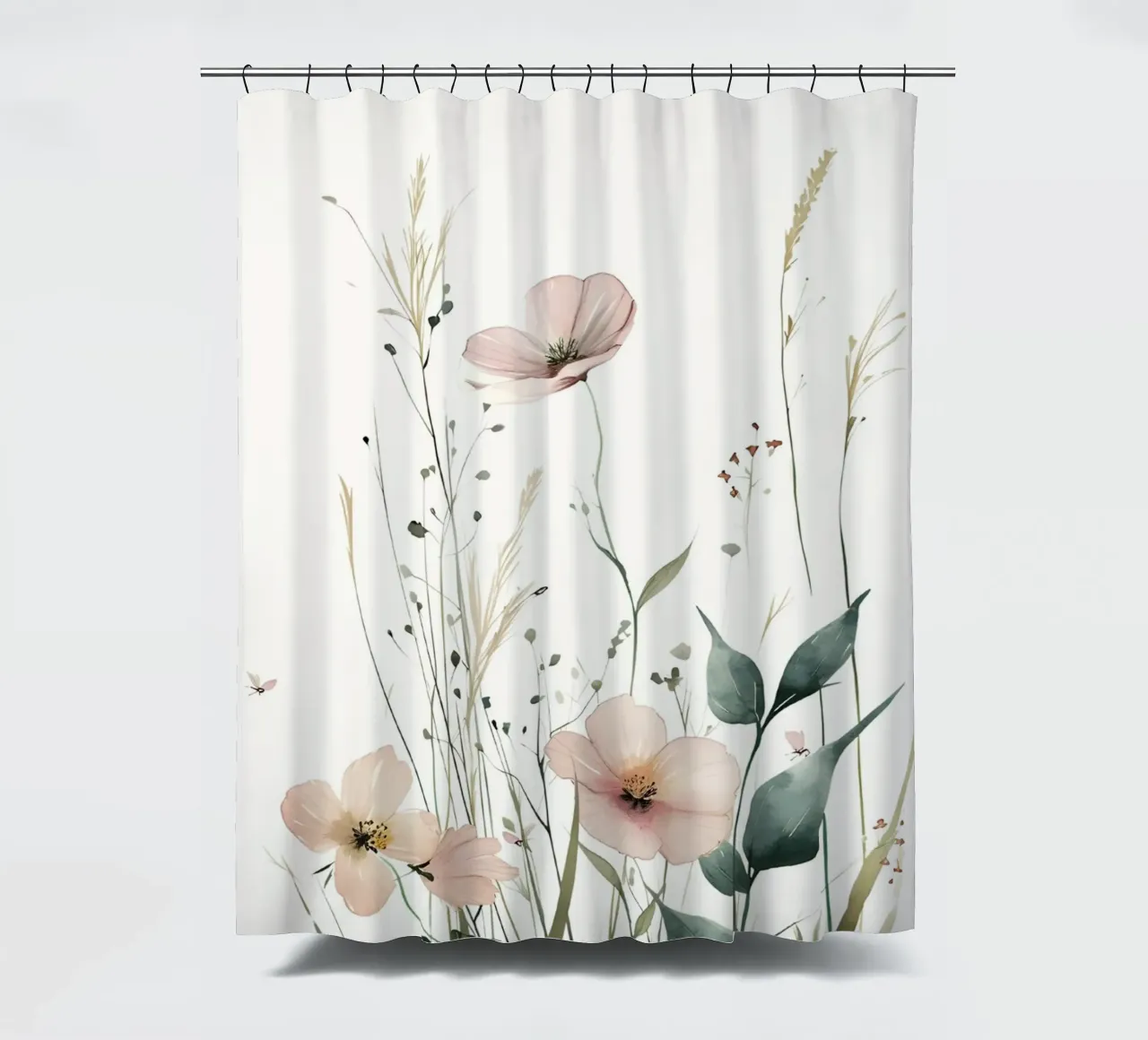 Field whispers shower curtain by KidzStudio
