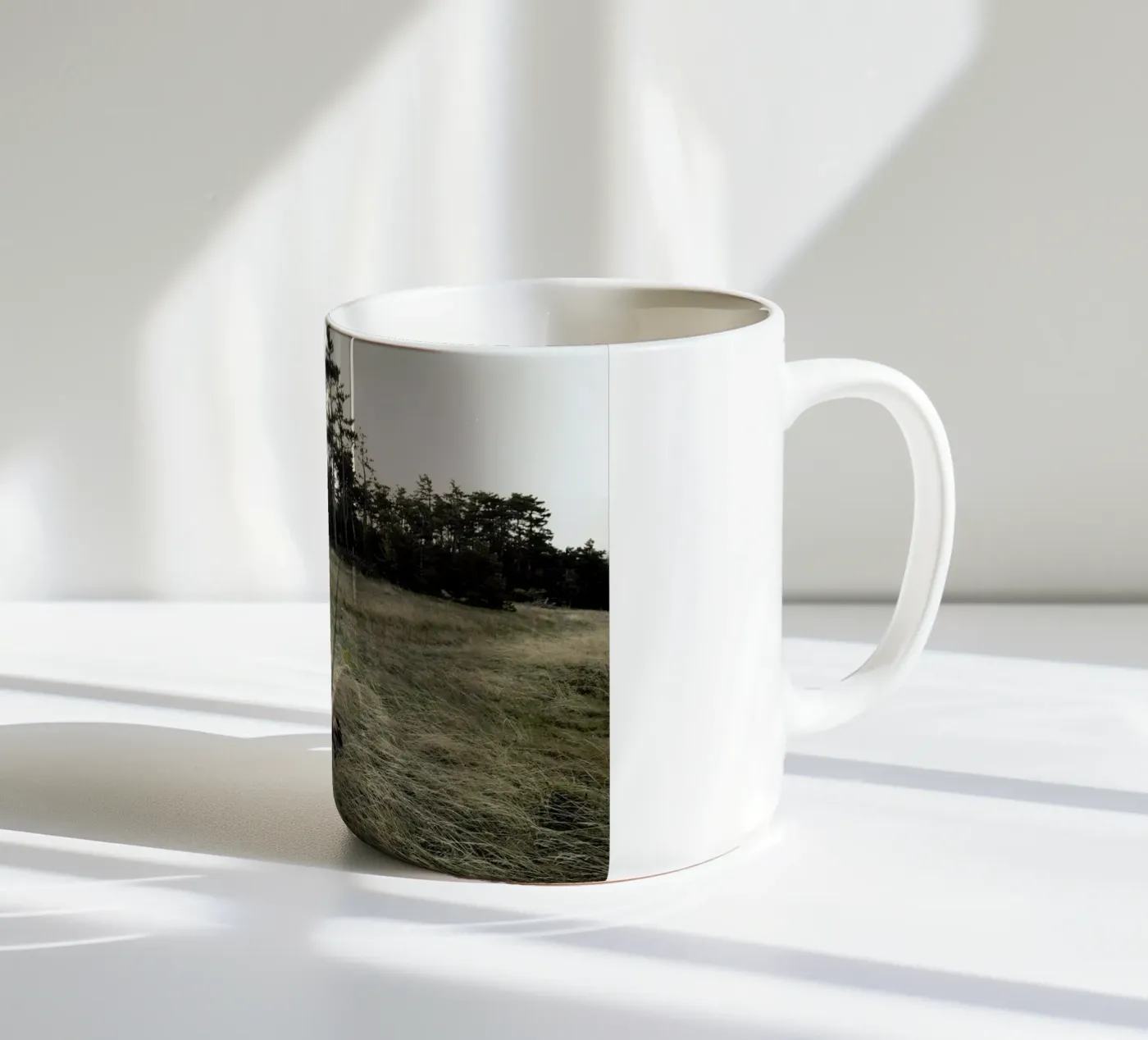 Merging ceramic mug by Matevž Kosterov