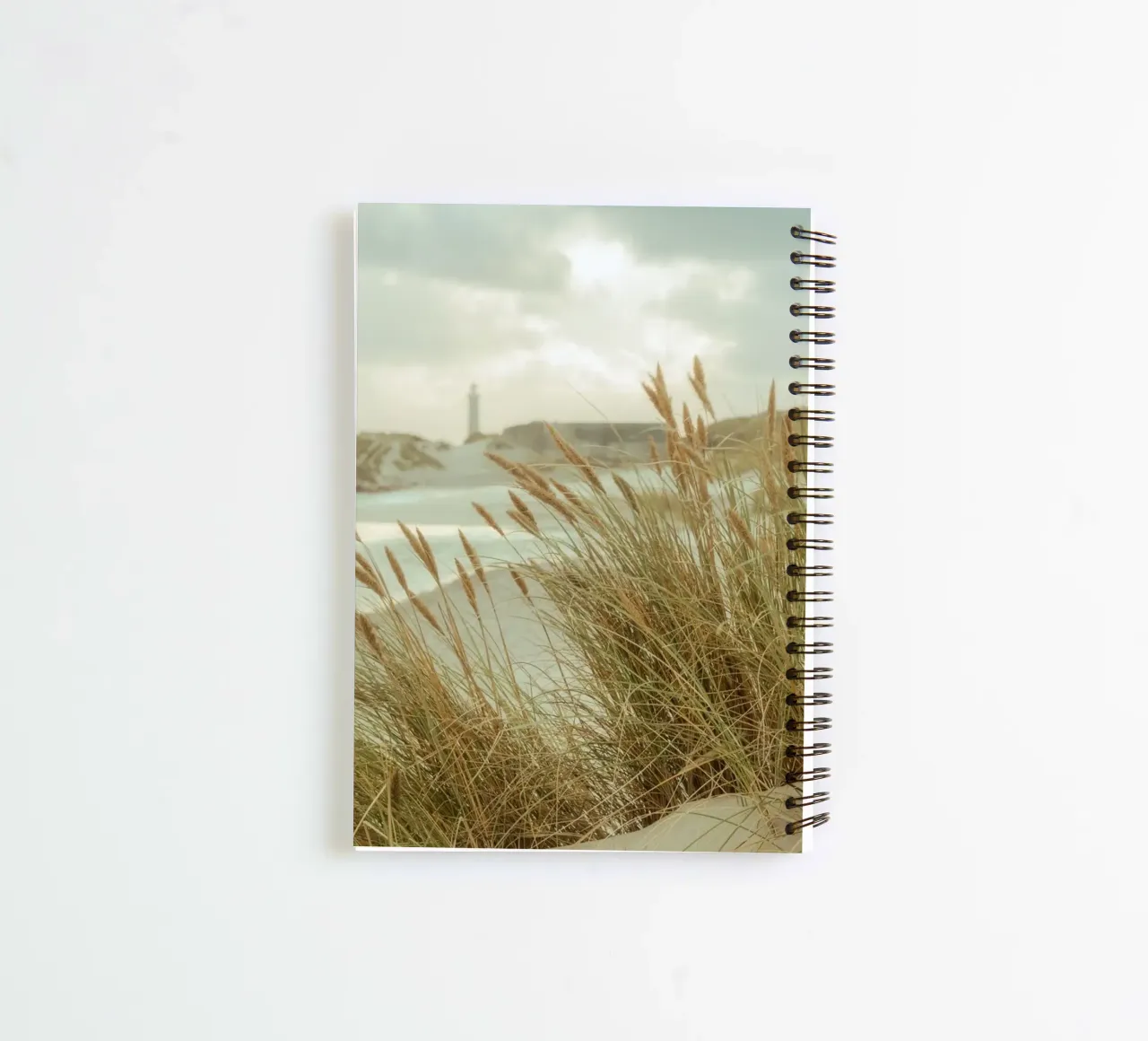 Skagen Gray Lighthouse spiral notebook by thetraveller