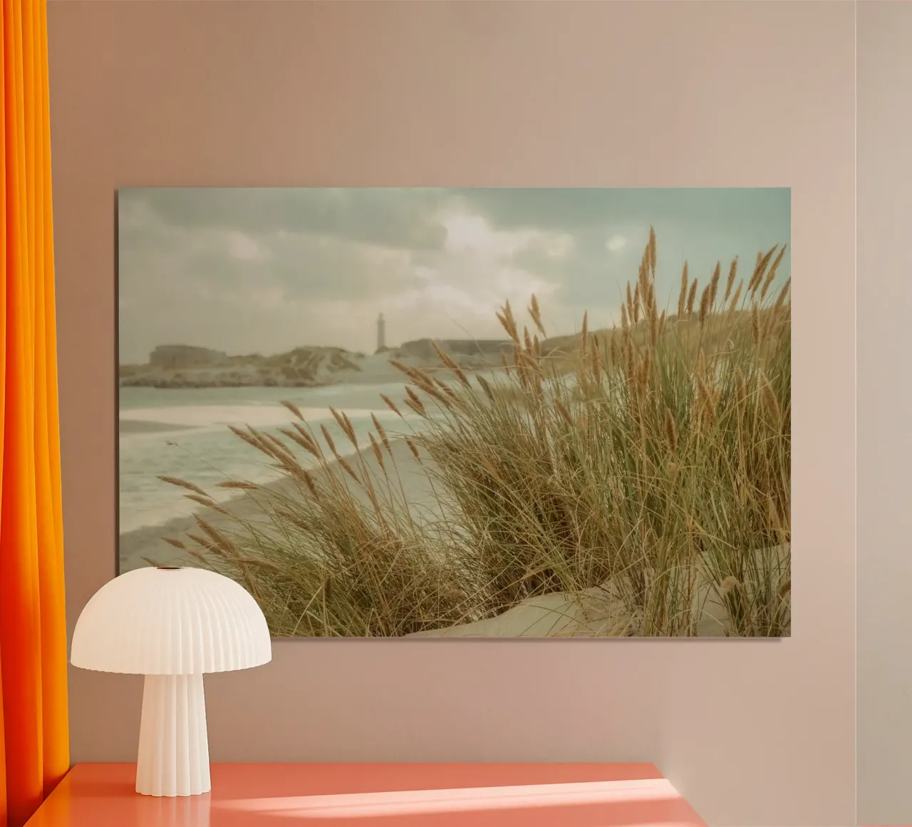 Skagen Grijs Vuurtoren poster van thetraveller