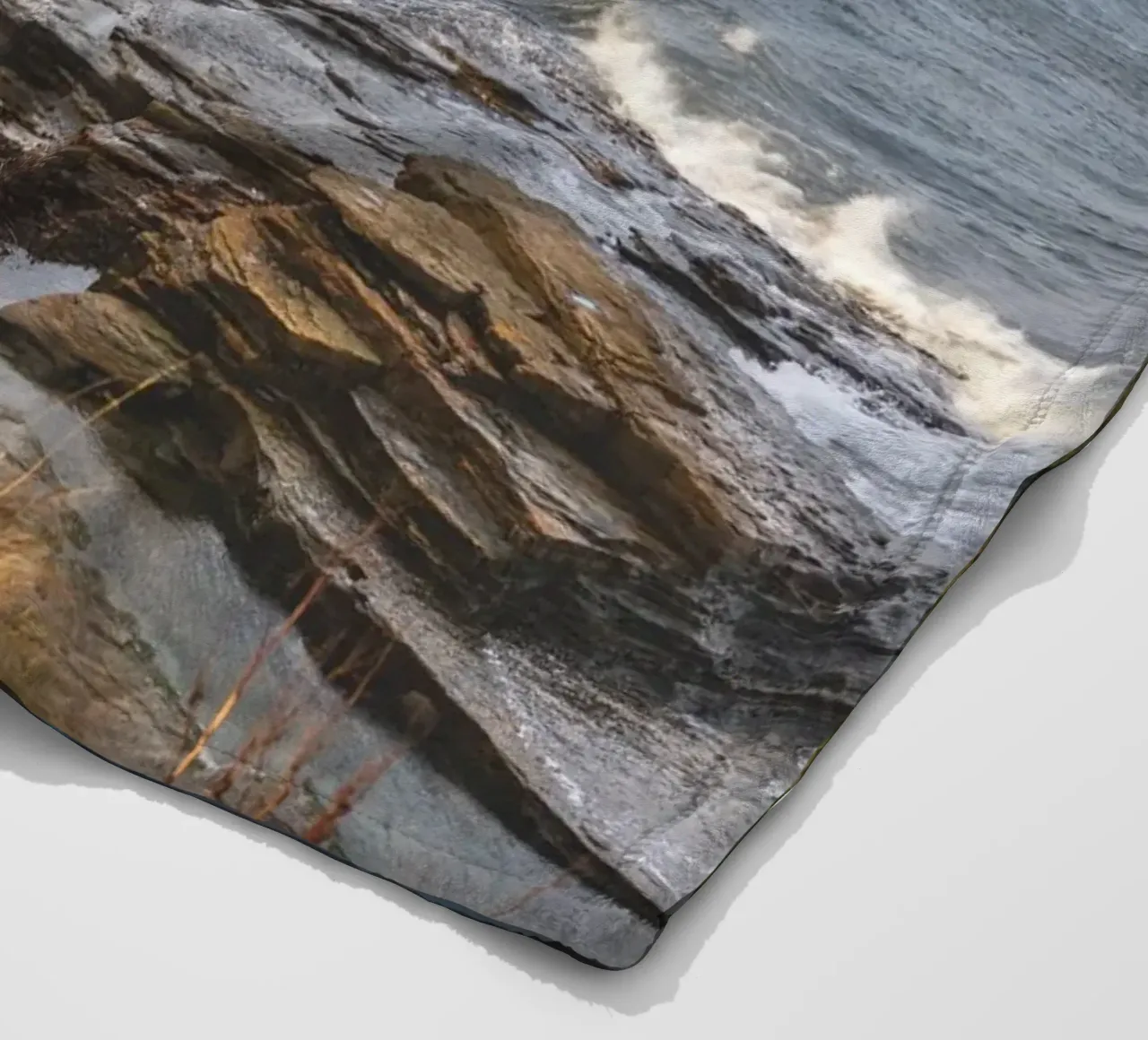 Nothumbrian Beach coperta in pile da Dave Hare Photography