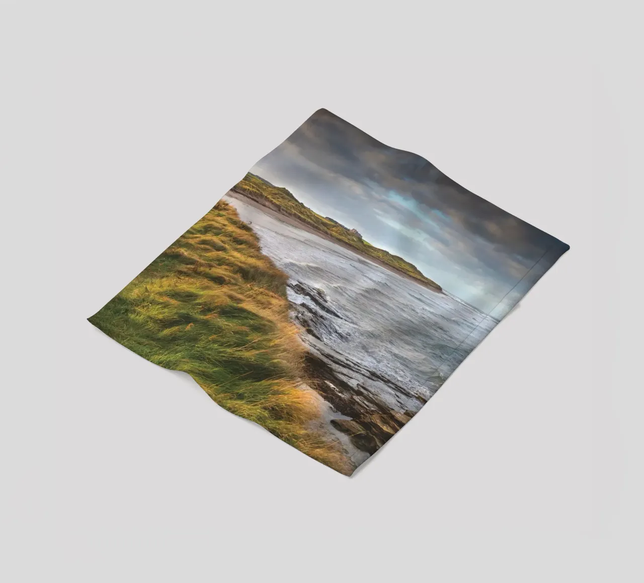 Nothumbrian Beach coperta in pile da Dave Hare Photography