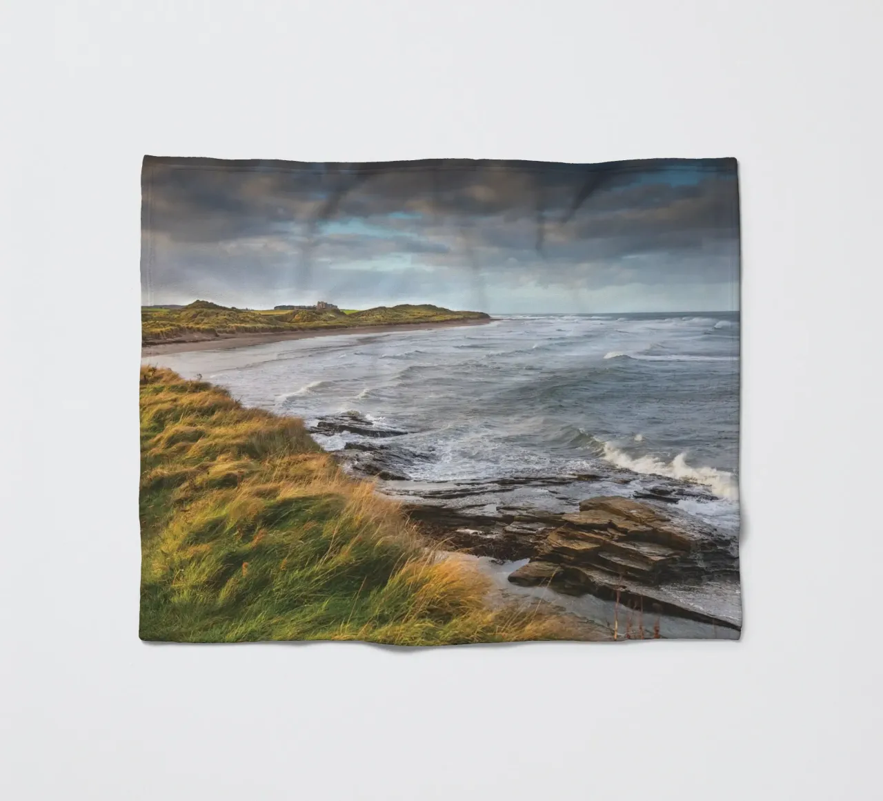Nothumbrian Beach coperta in pile da Dave Hare Photography