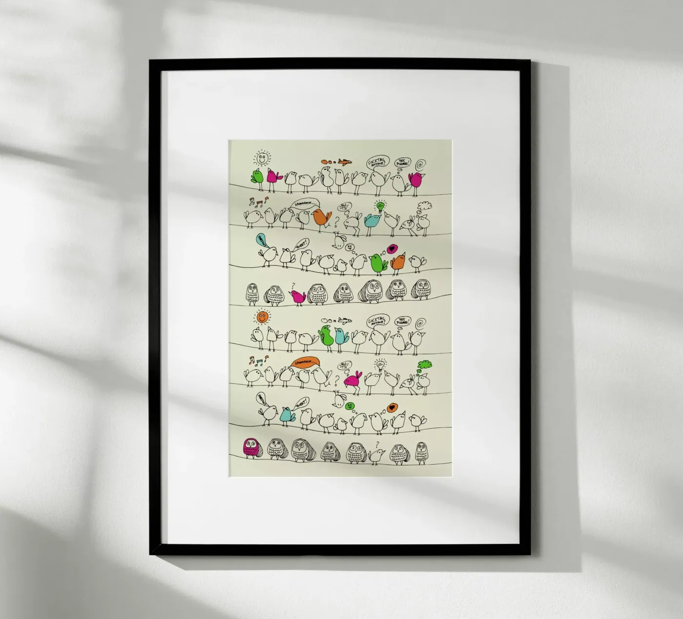 Birds on wire poster da a Love Supreme