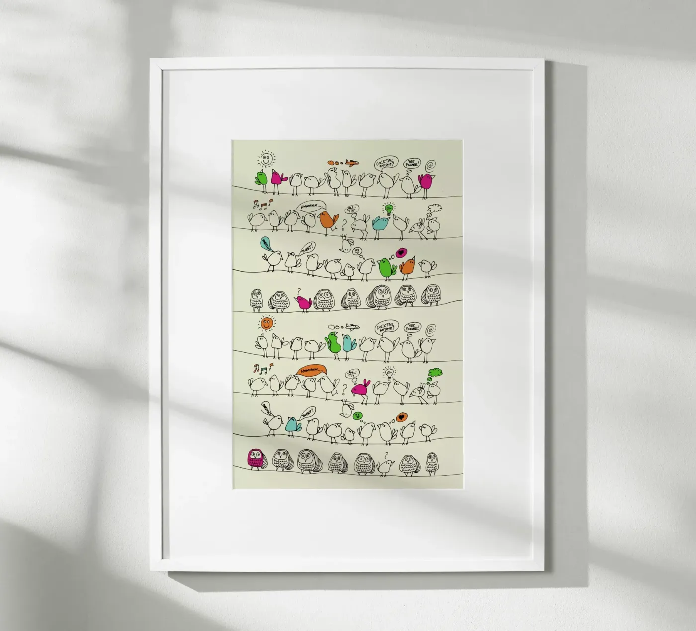 Birds on wire poster da a Love Supreme