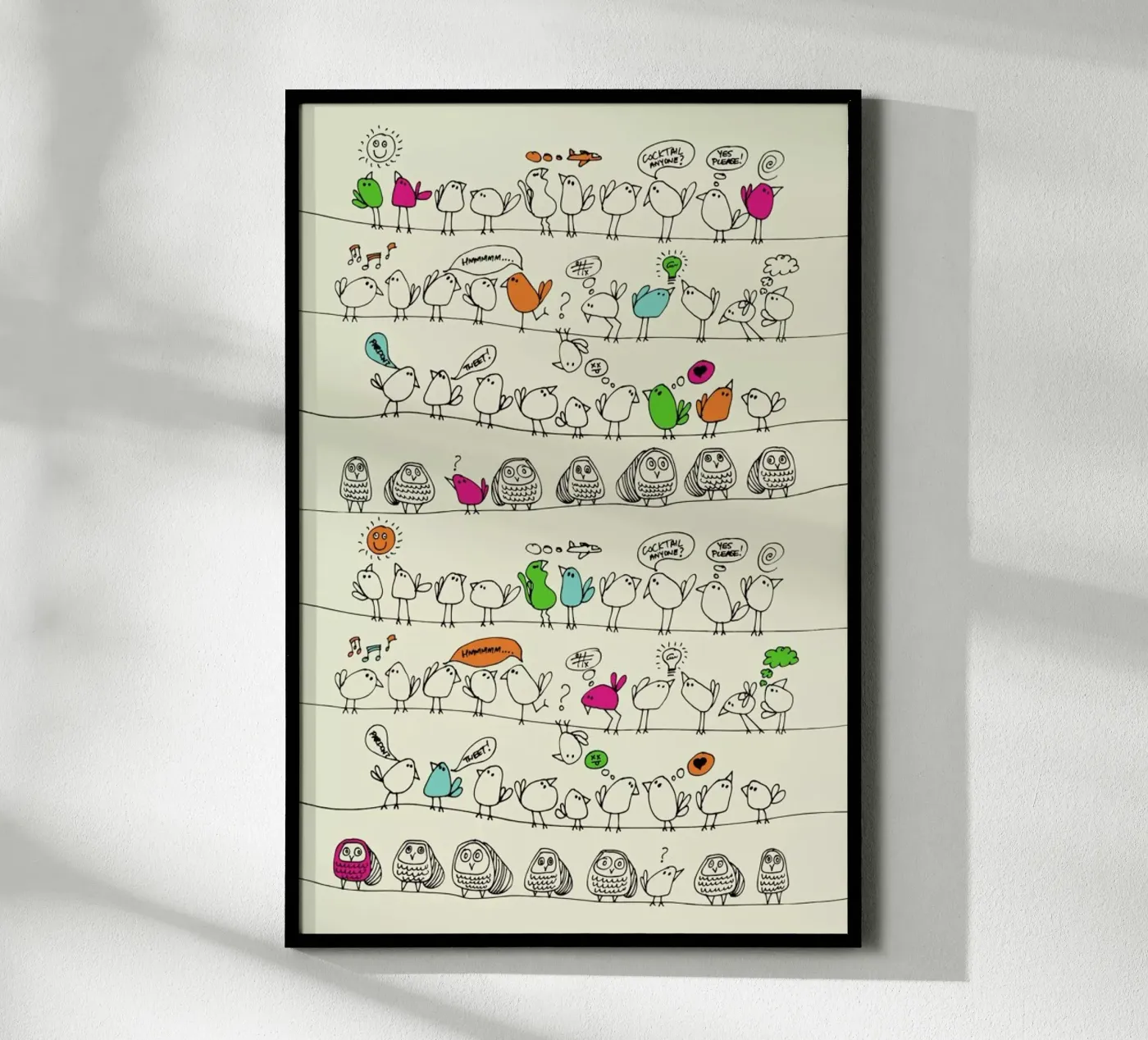 Birds on wire poster da a Love Supreme