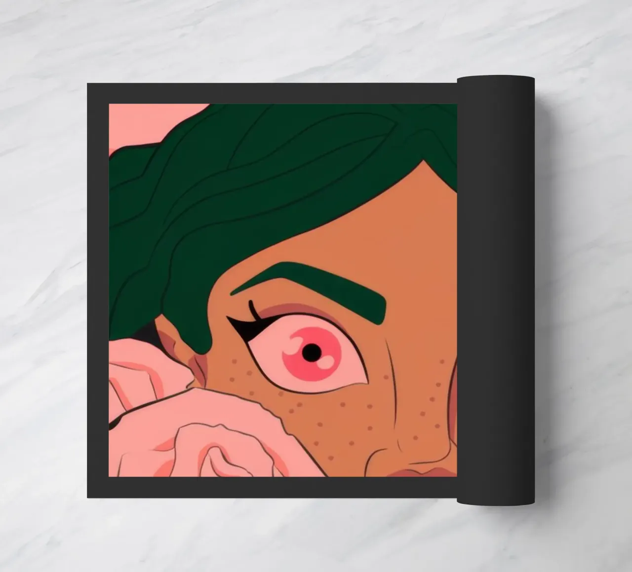 Enigma del velo di rosa zerbino da Prism Palette