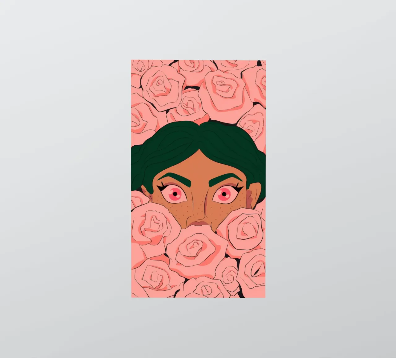 Rose Veil Enigma sticker van Prism Palette