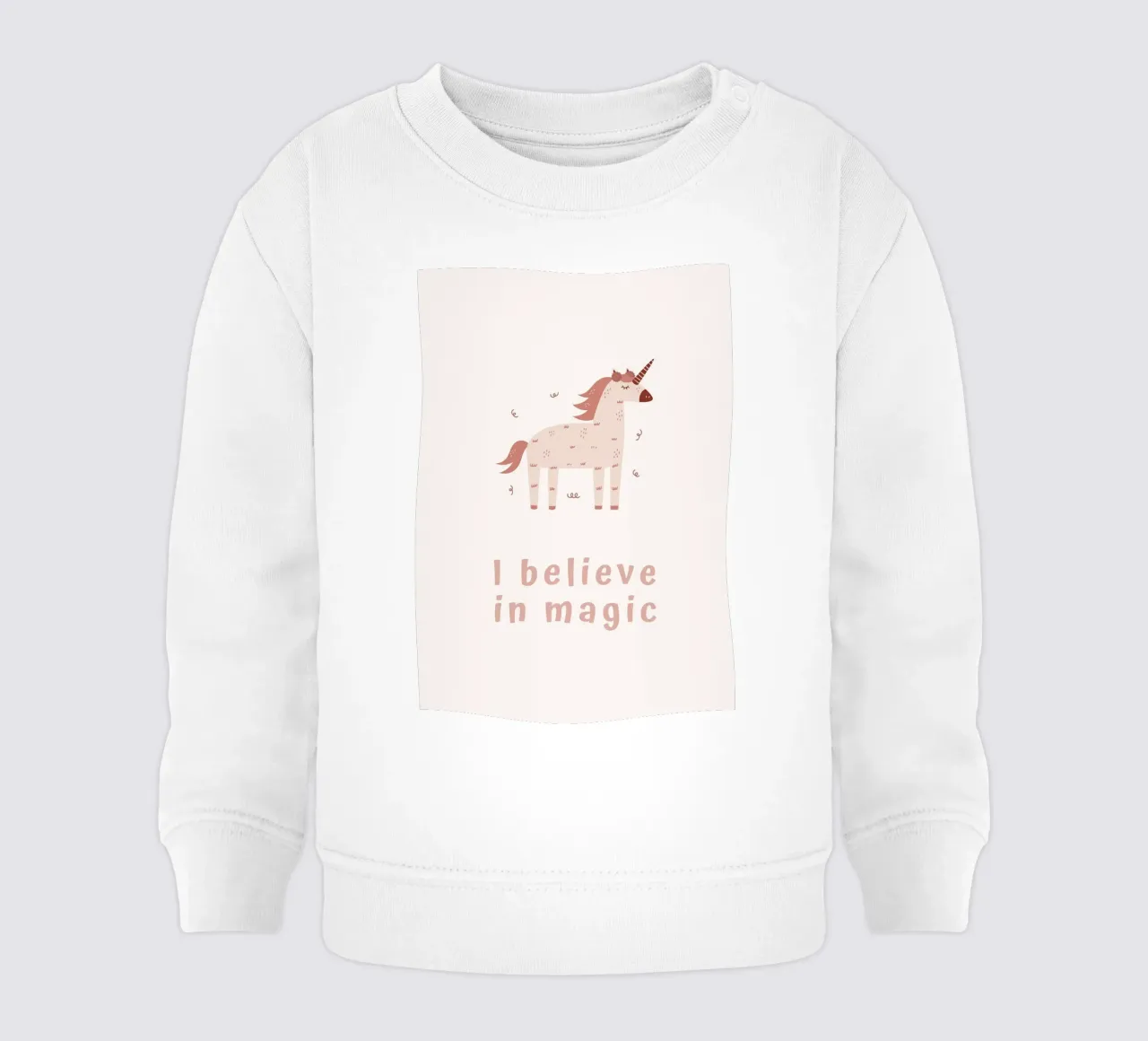 Credere ed essere magici felpa neonato da KidzStudio