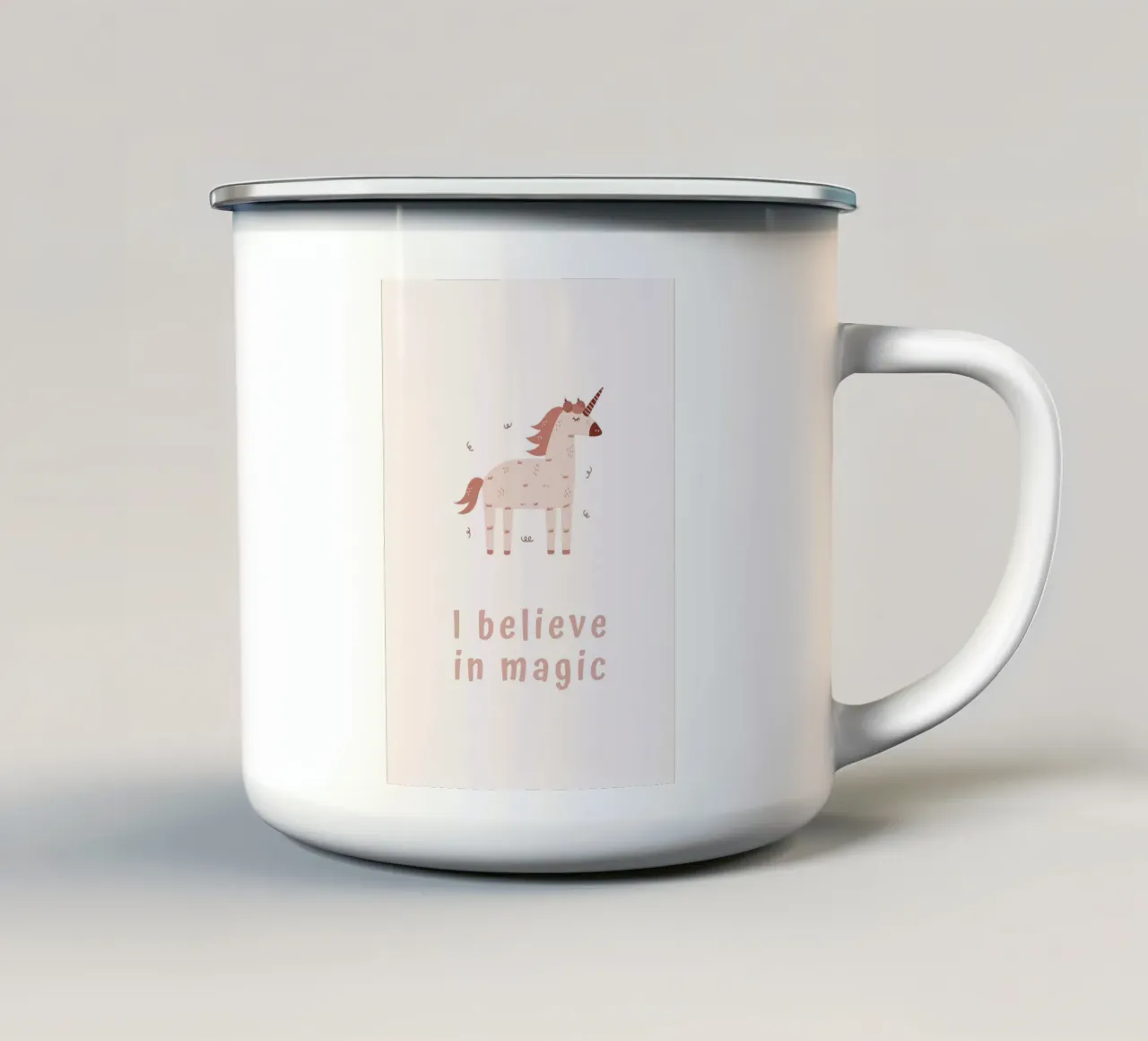 Credere ed essere magici tazza in smalto da KidzStudio