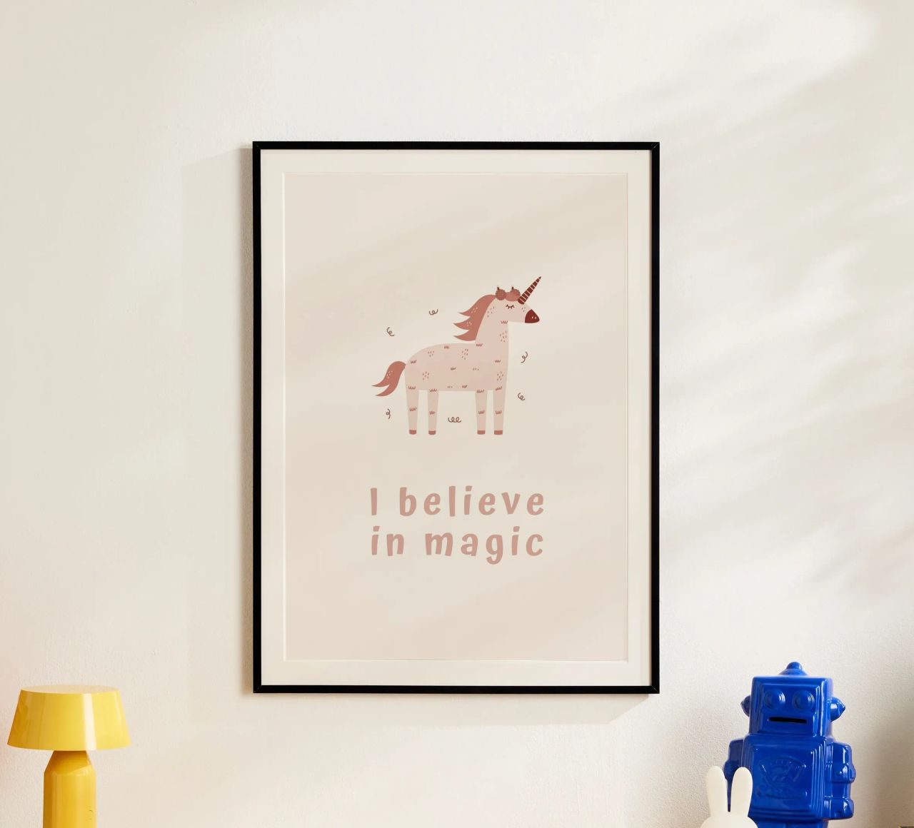 Glaube und sei magisch Poster von KidzStudio