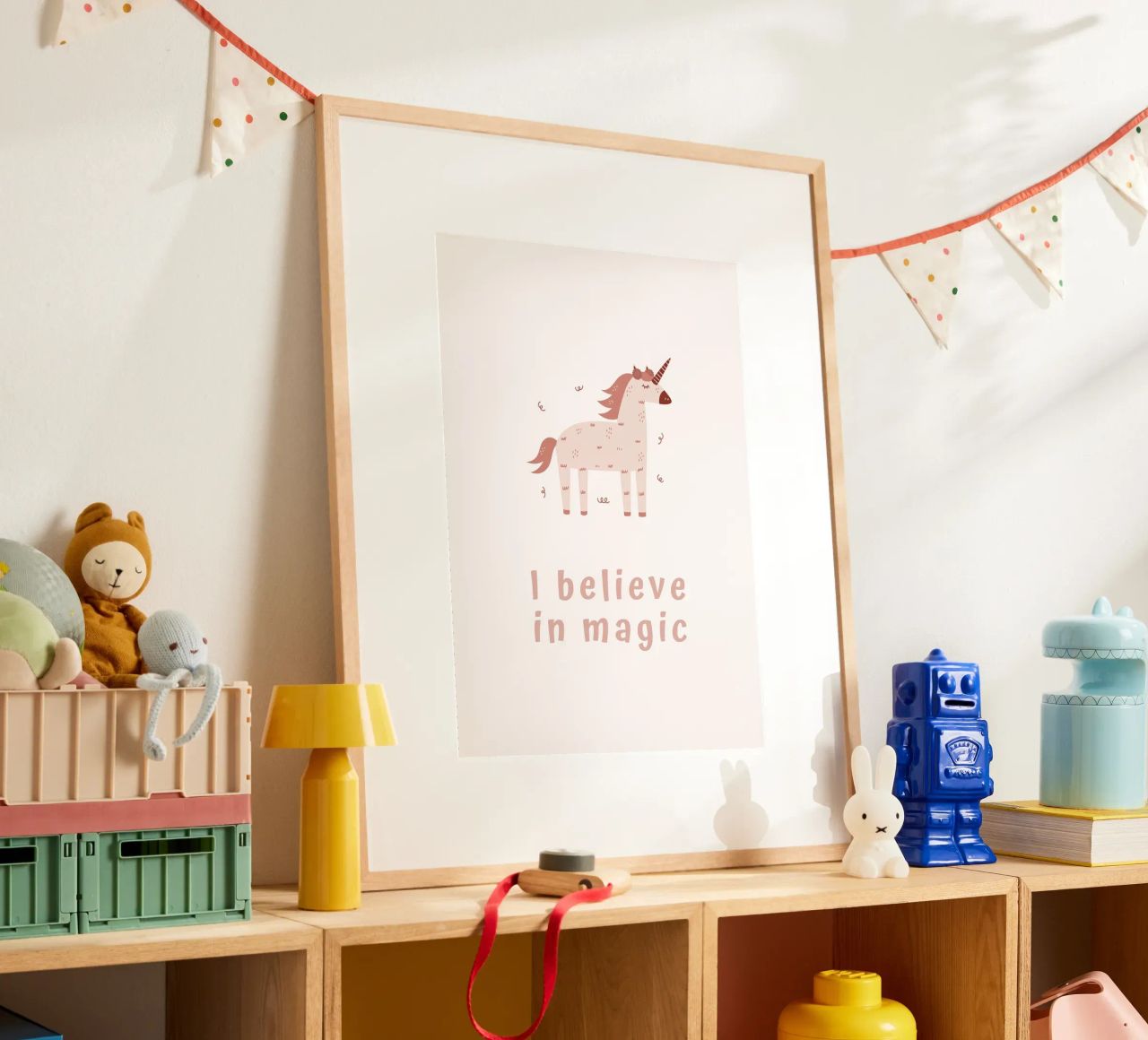 Glaube und sei magisch Poster von KidzStudio
