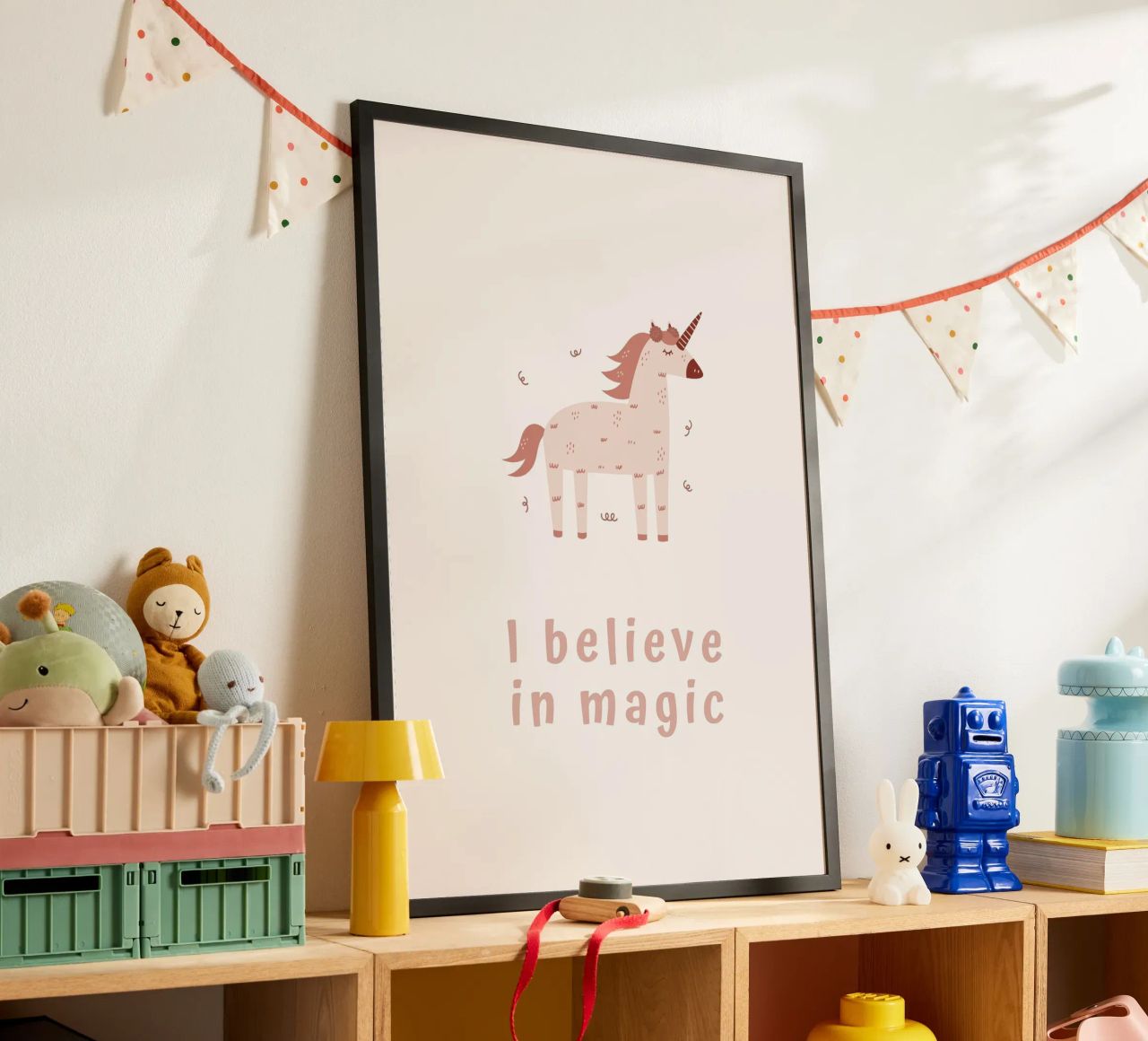 Glaube und sei magisch Poster von KidzStudio