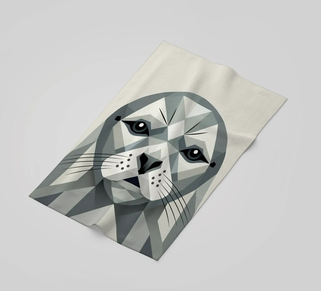 Sigillo astratto - Bellezza geometrica telo mare da namosh