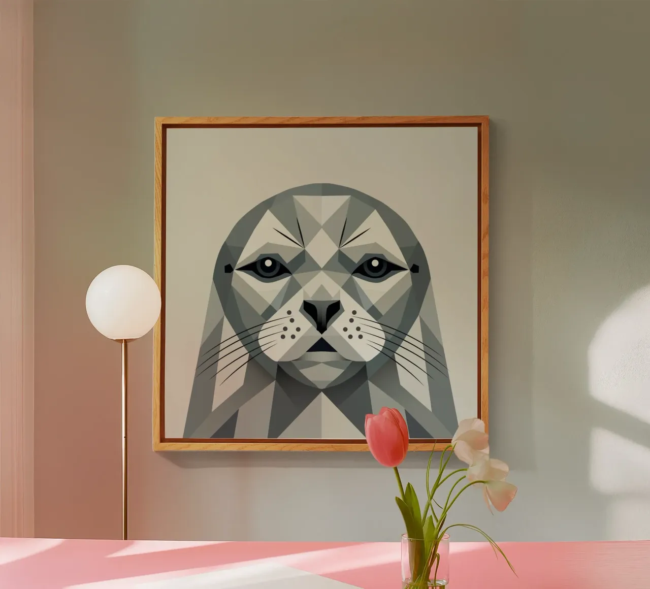 Sigillo astratto - Bellezza geometrica plexiglass da namosh