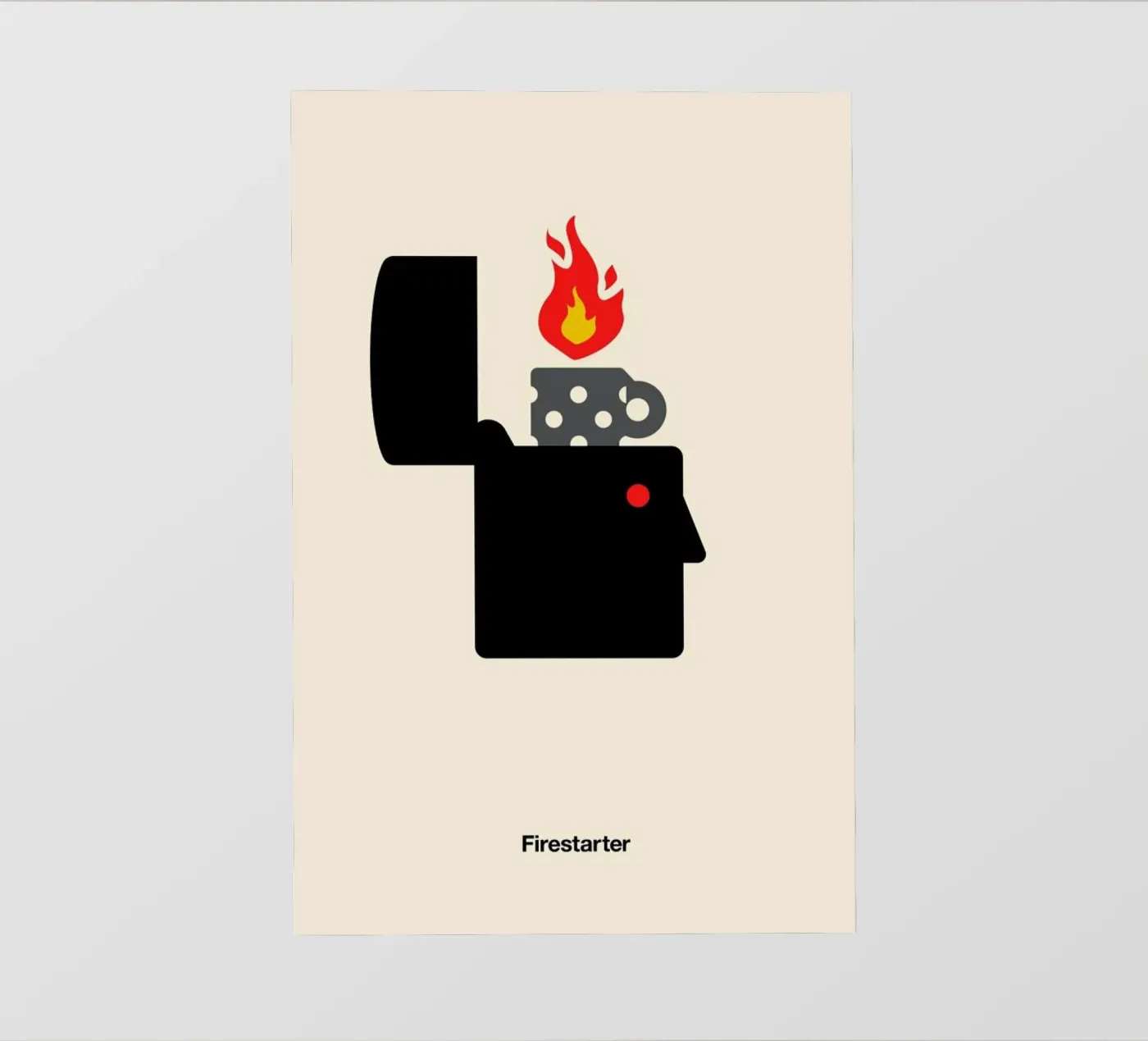 Firestarter backlit folie van Viktor Hertz