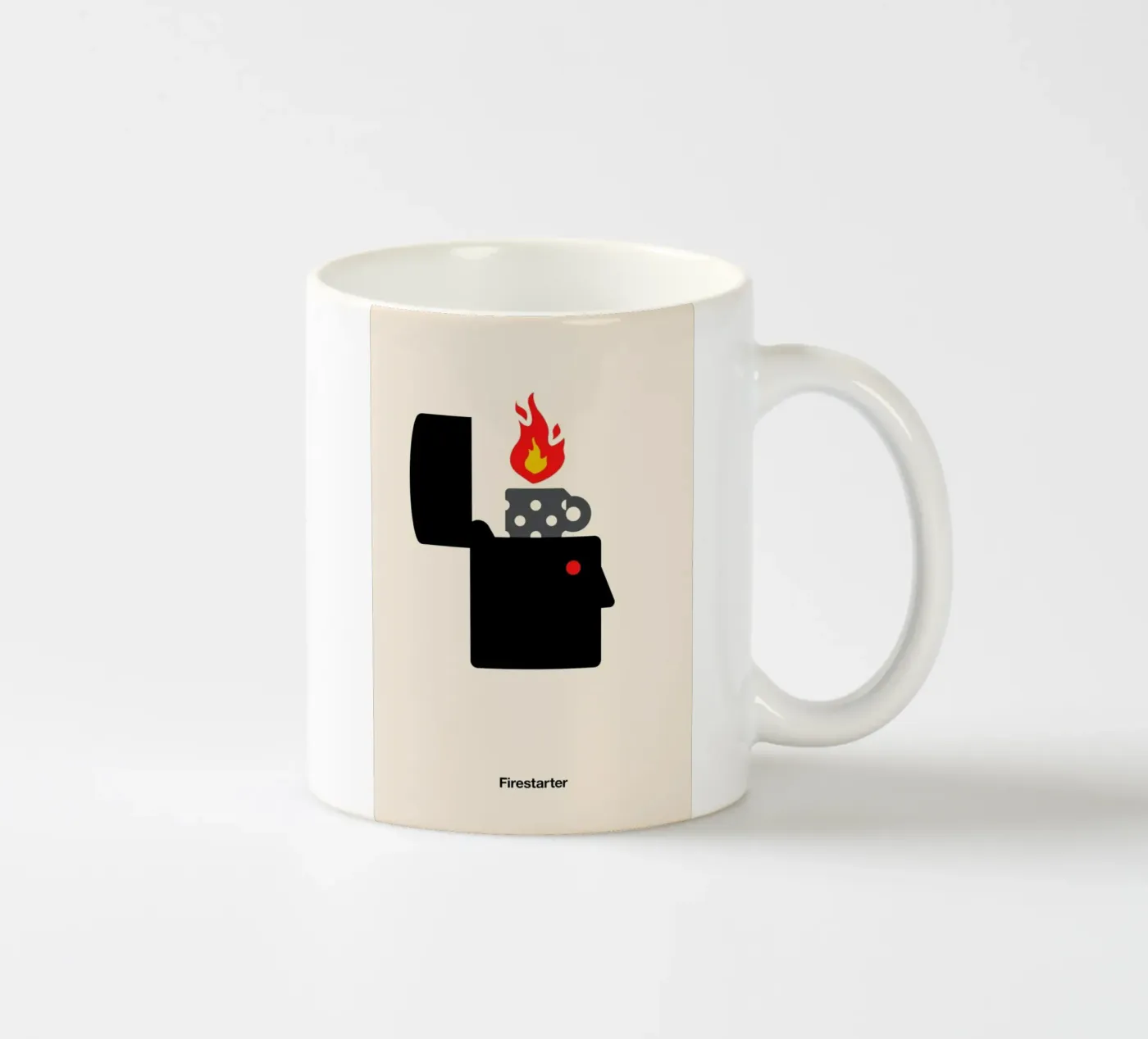 Firestarter ceramic mug by Viktor Hertz