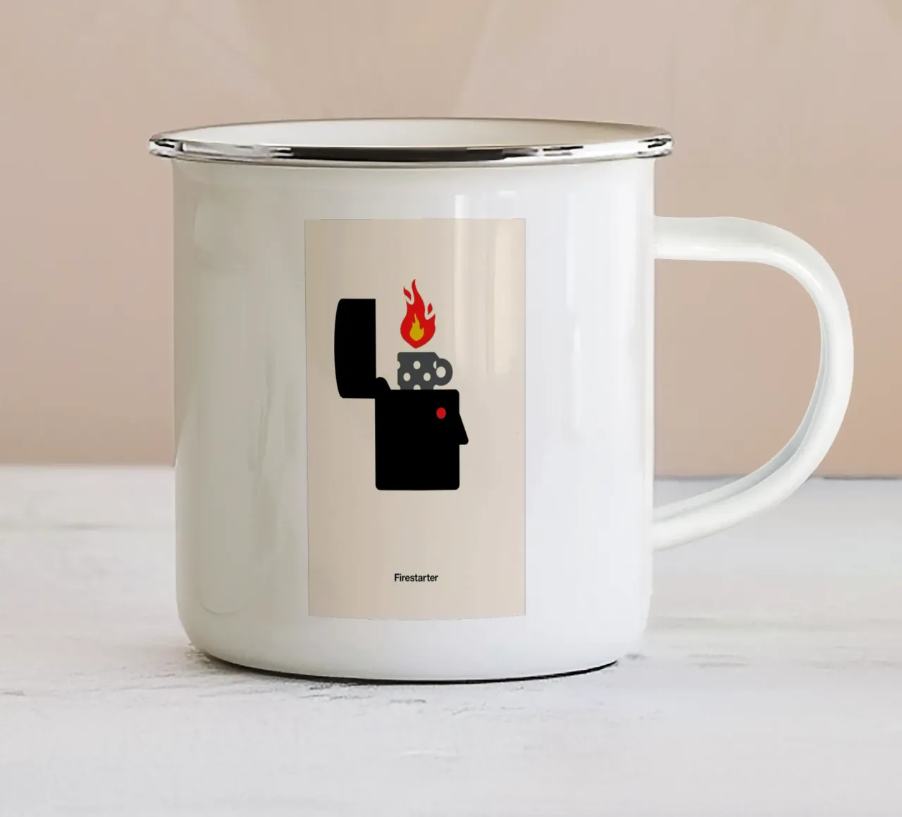 Firestarter tazza in smalto da Viktor Hertz