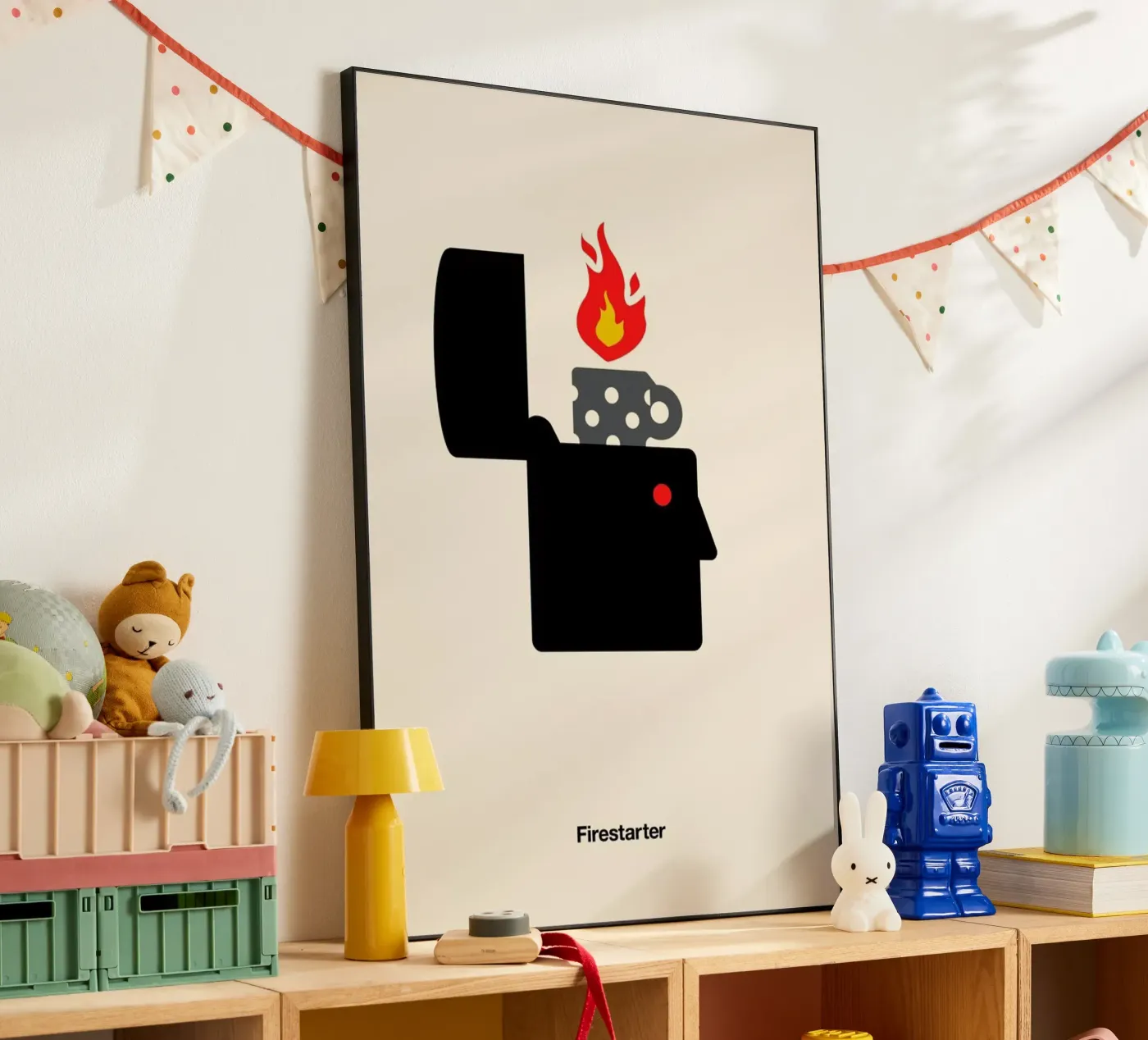 Firestarter alluminio dibond da Viktor Hertz