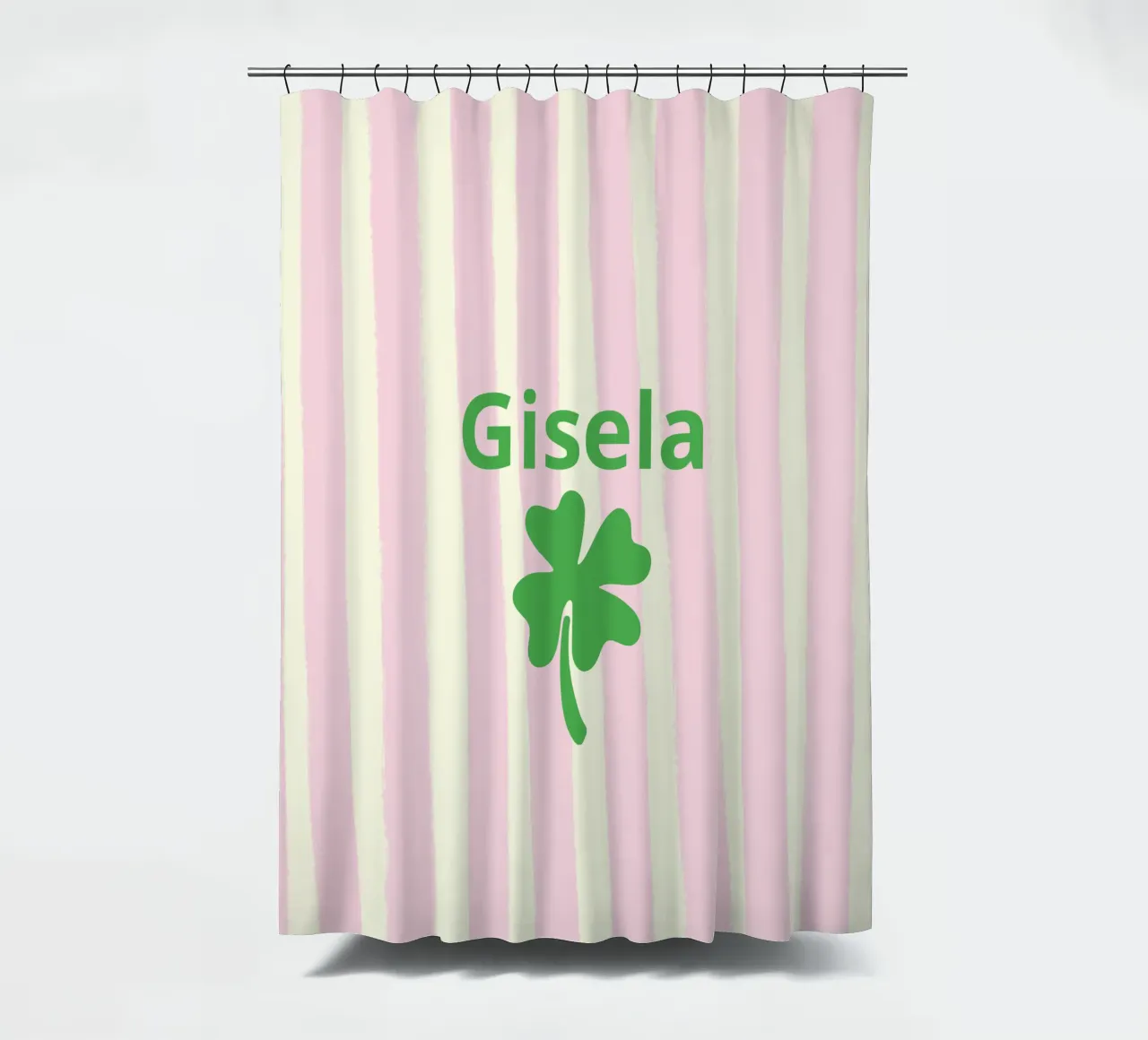 striscia di quadrifoglio tenda da doccia da ALLÉE DE PAPIER