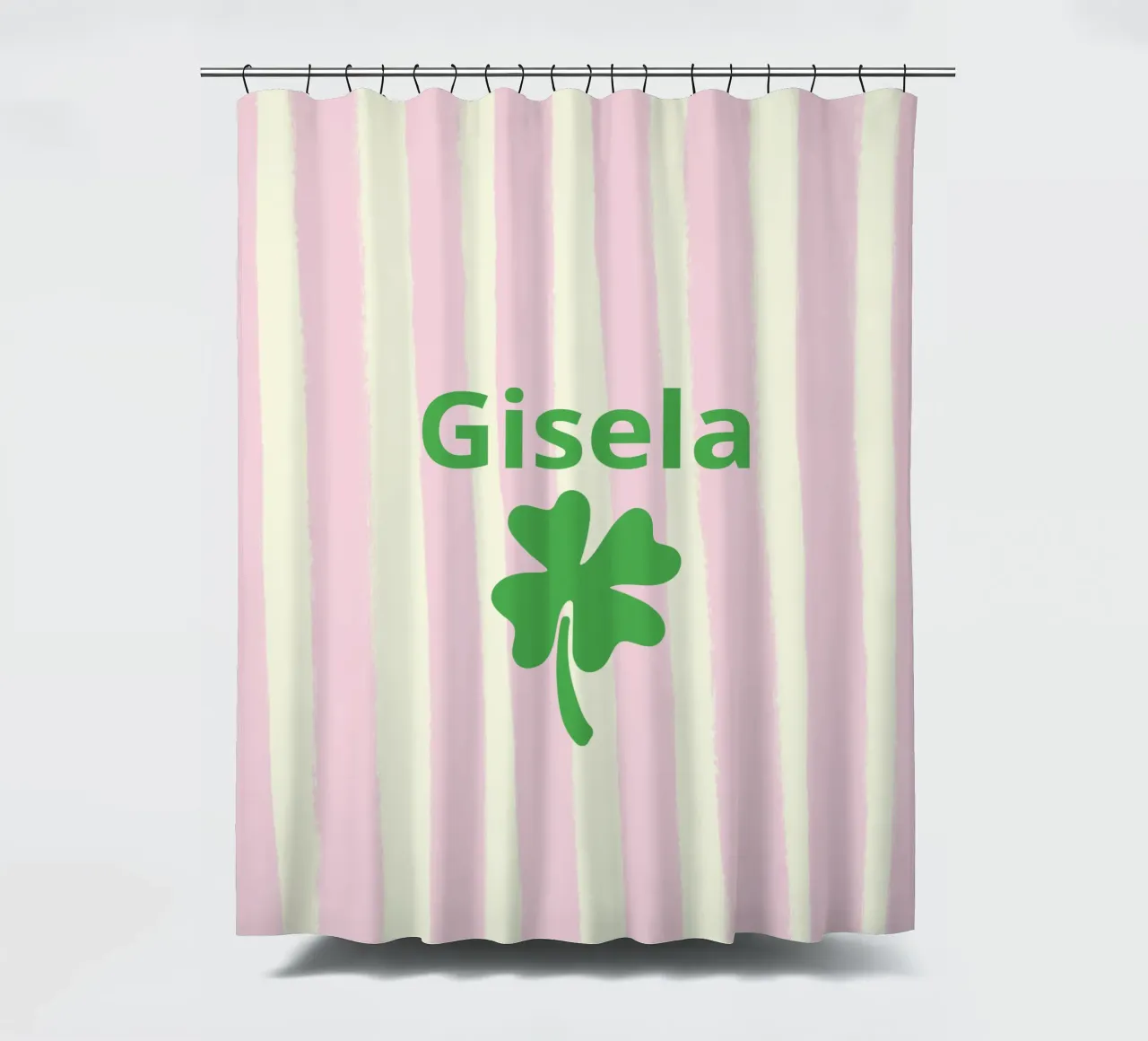 striscia di quadrifoglio tenda da doccia da ALLÉE DE PAPIER