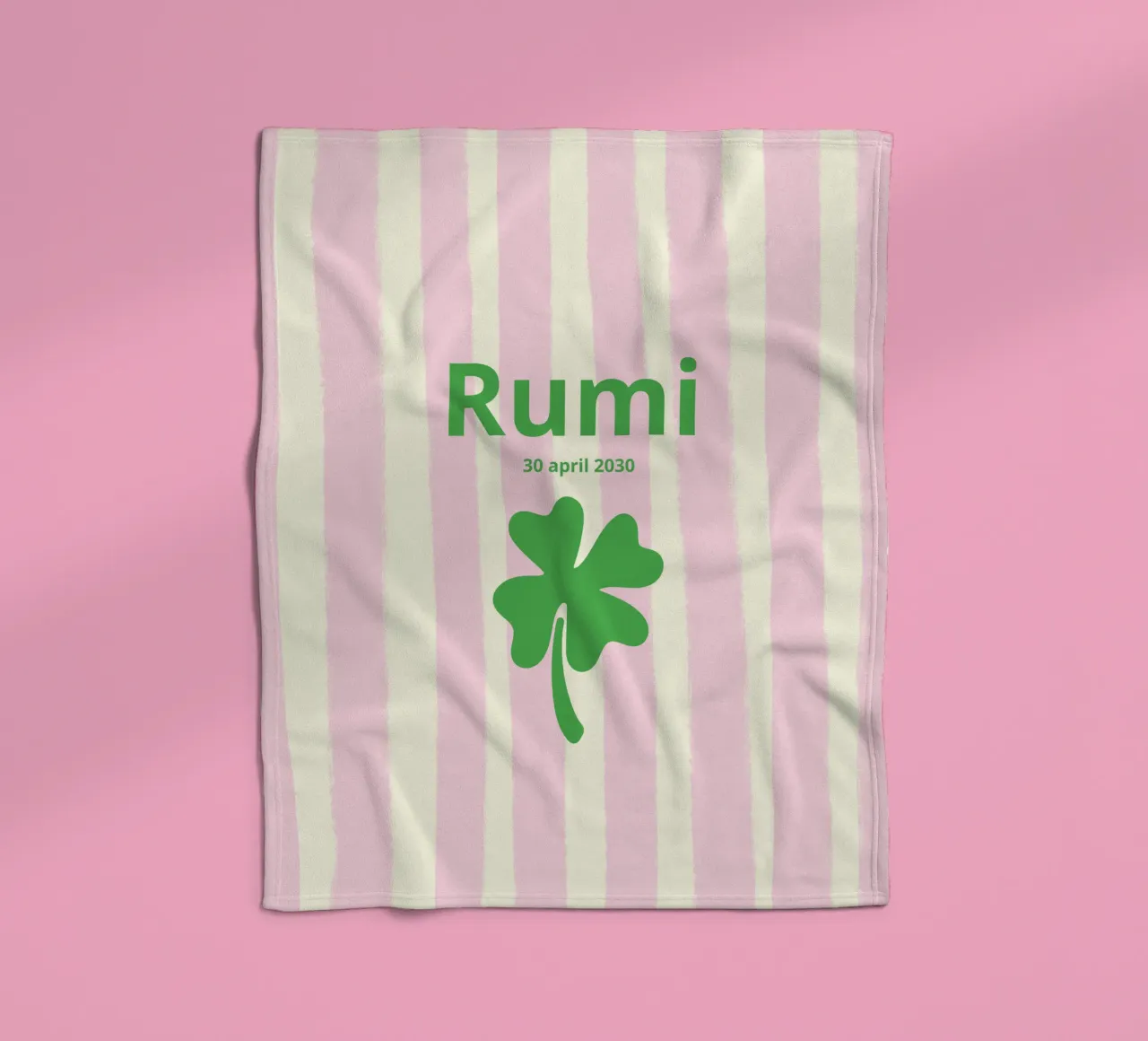 striscia di quadrifoglio coperta in pile da ALLÉE DE PAPIER