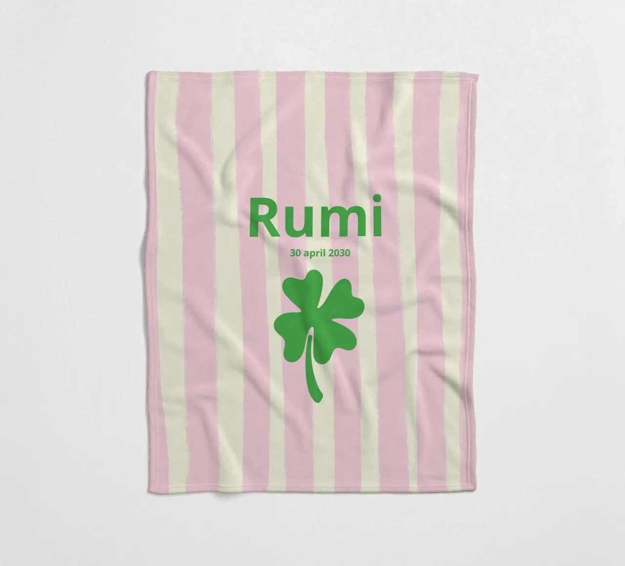 striscia di quadrifoglio coperta in pile da ALLÉE DE PAPIER