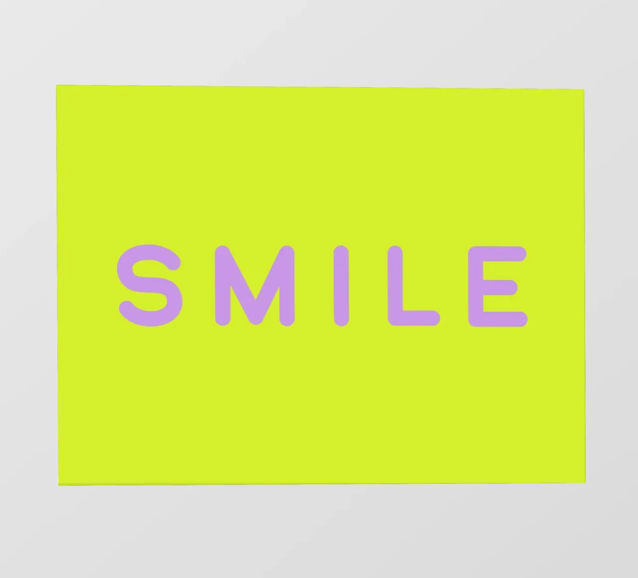 SMILE telo in pvc da All Colours