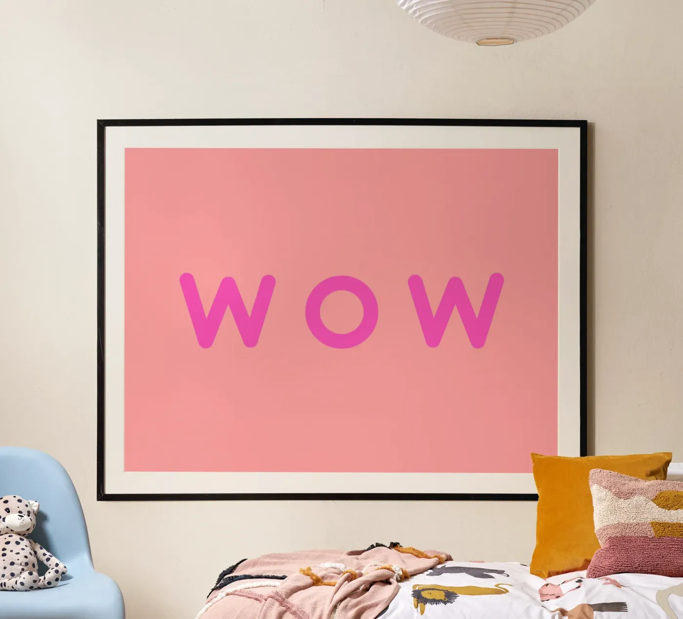 WOW Poster von All Colours