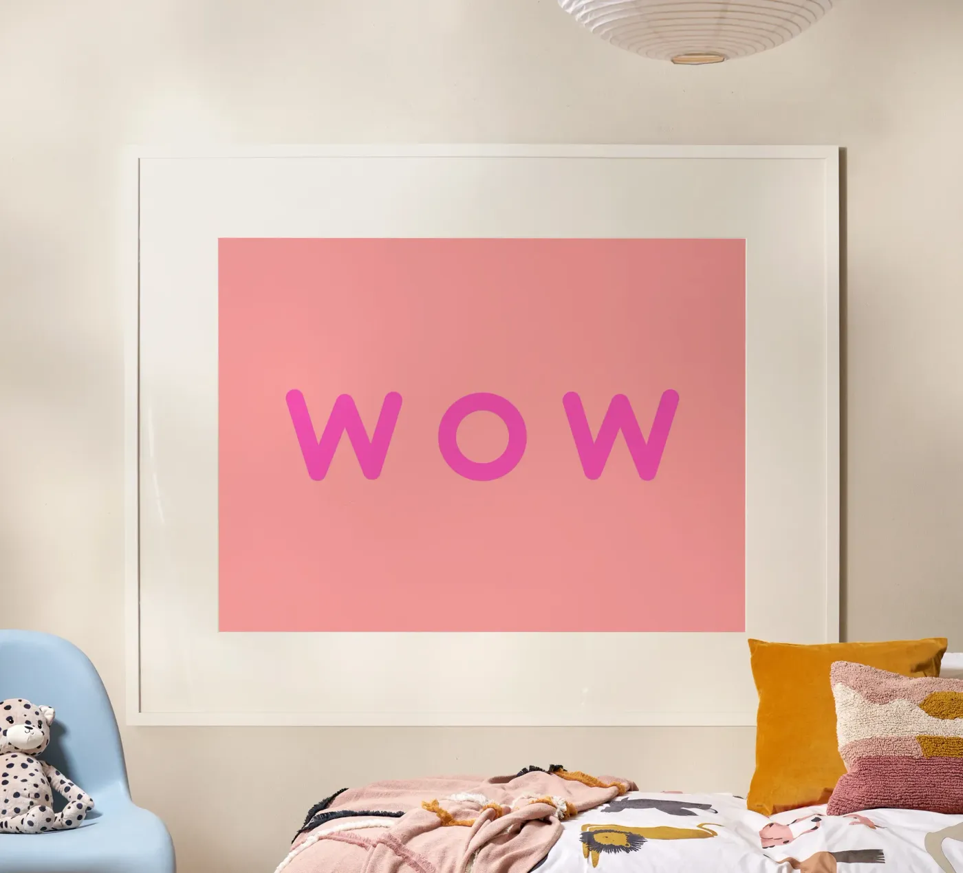 WOW Poster von All Colours