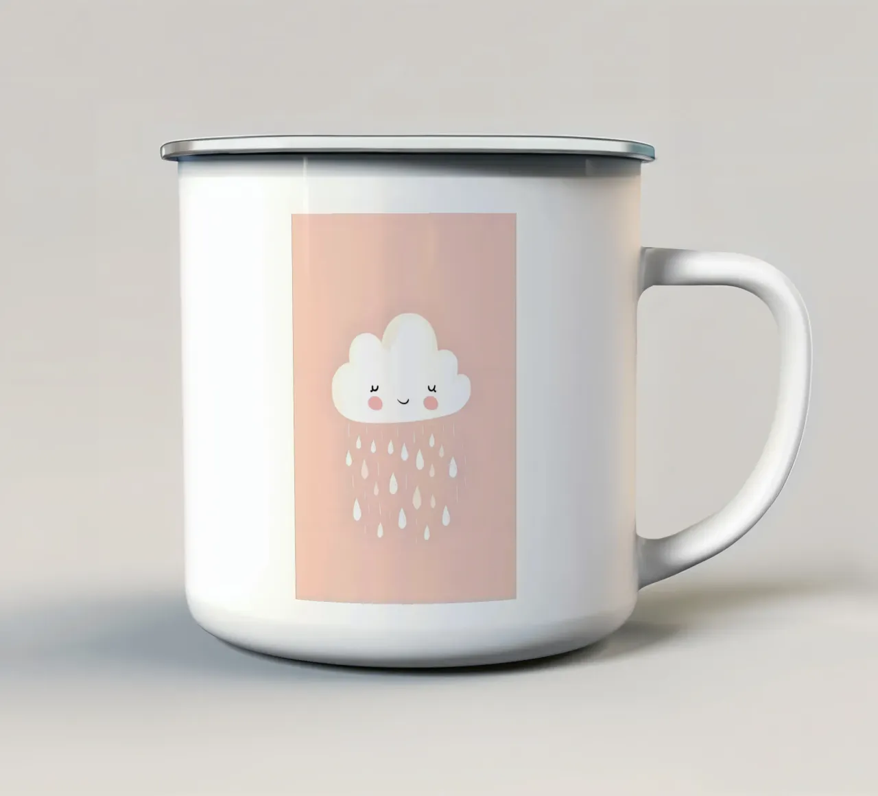Poesia splash tazza in smalto da KidzStudio
