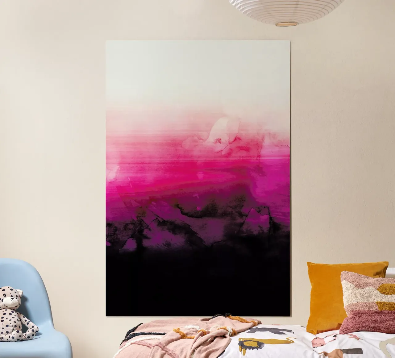 Magic Sunset poster con telaio in plastica da cafelab