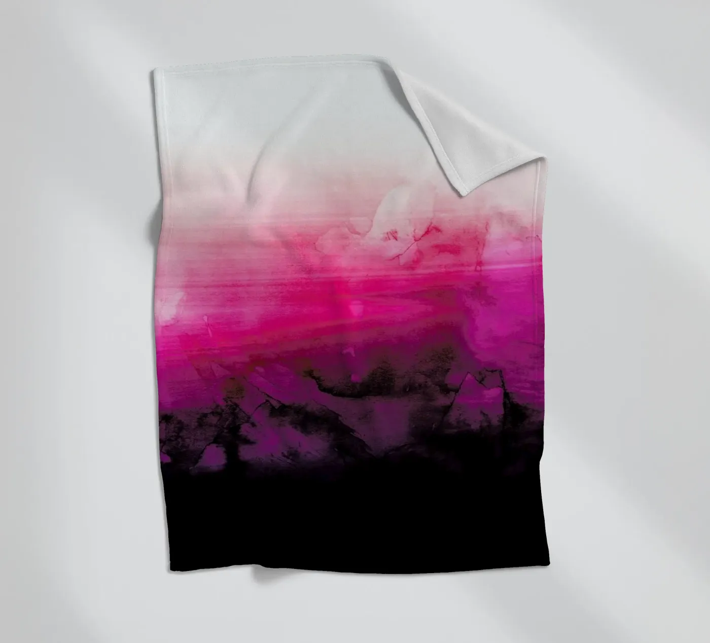 Magic Sunset Fleecedecke von cafelab