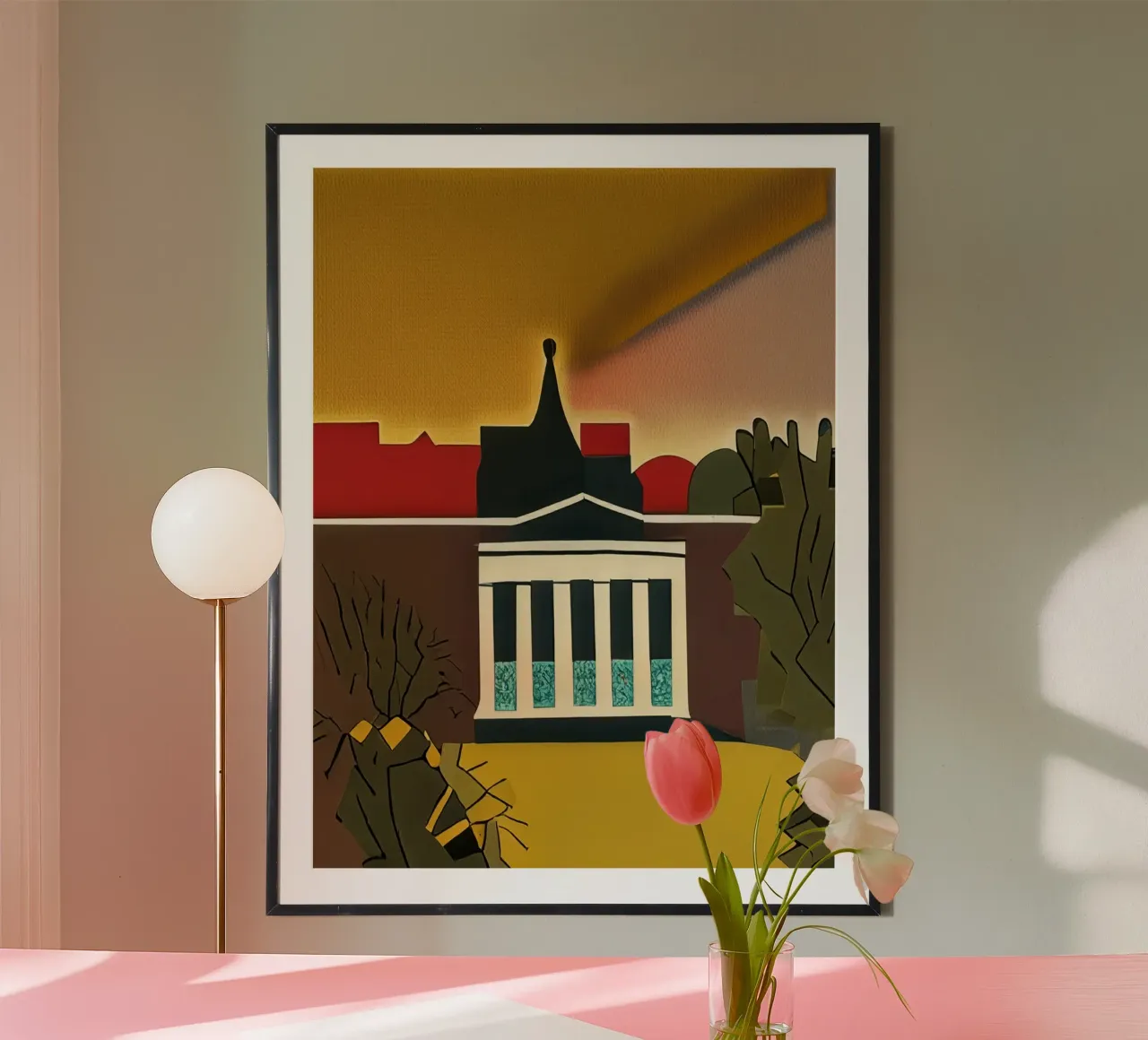 Sightseeing_Excursion_Kassel_9 poster da Abstract Art by LK