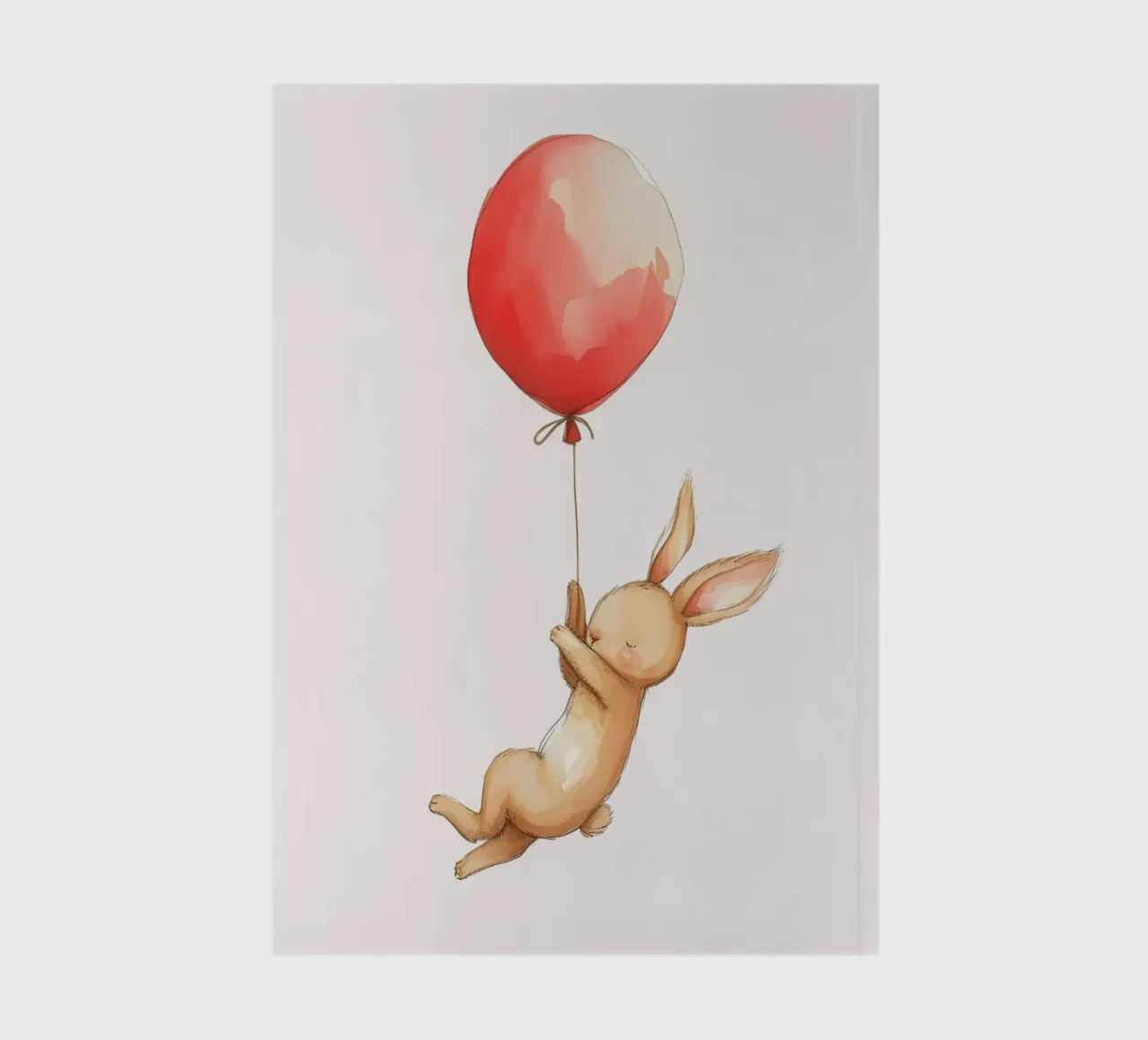 Little rabbit, big journey notebook by KidzStudio