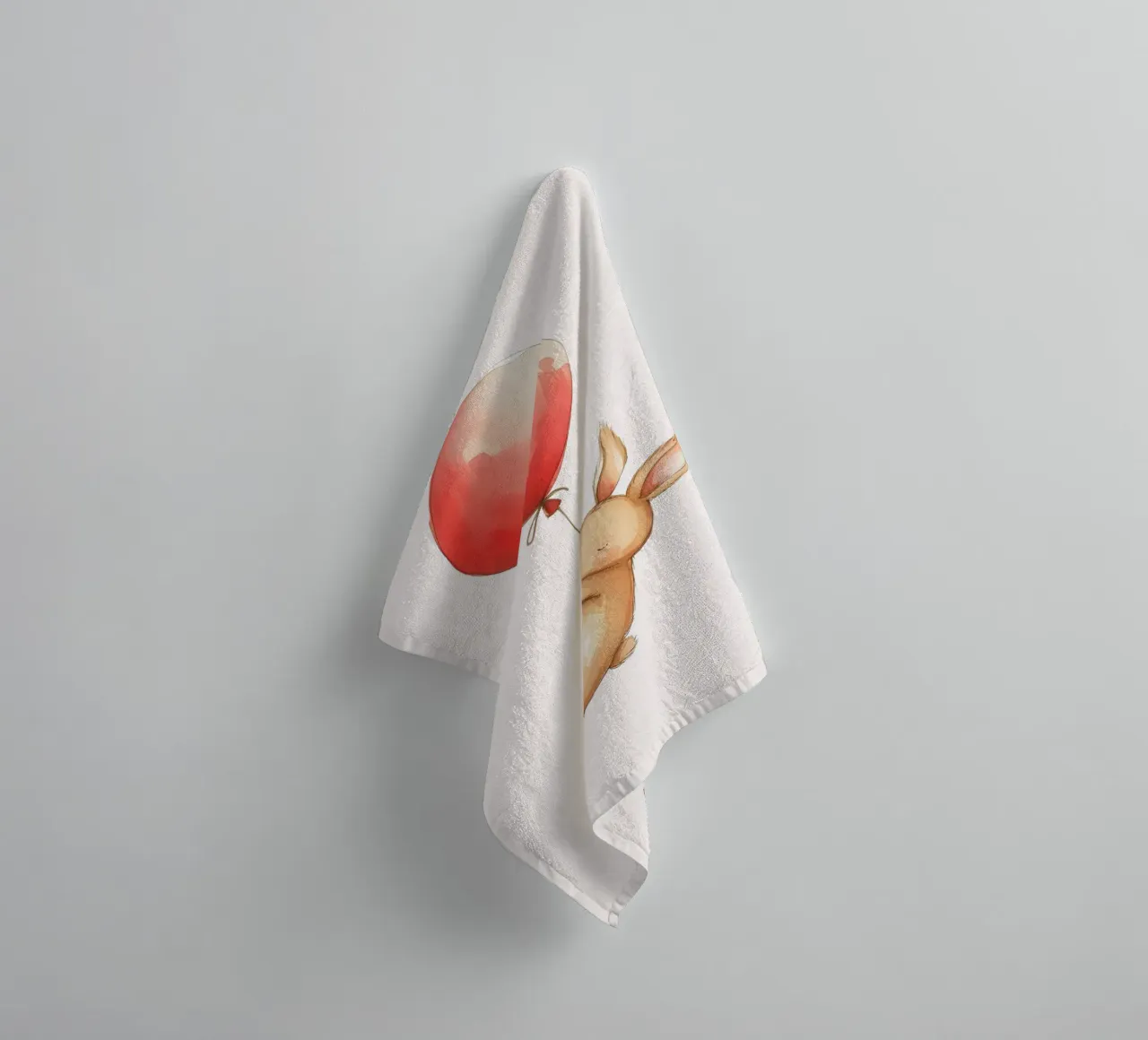 Little rabbit, big journey towel by KidzStudio