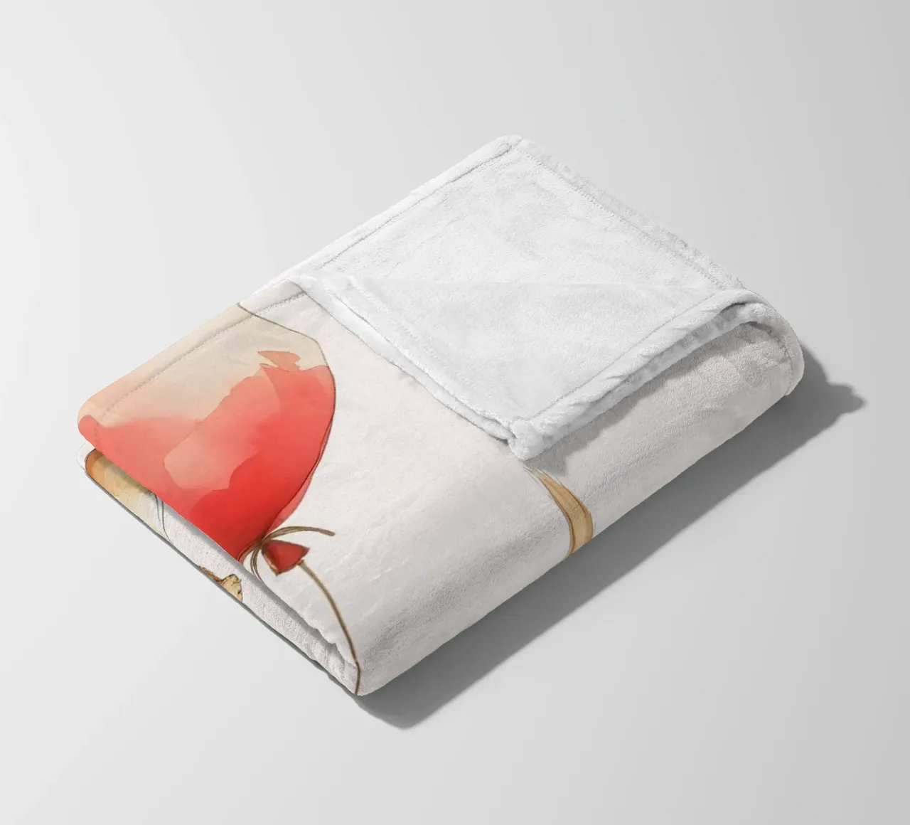 Piccolo coniglio, grande viaggio coperta in pile da KidzStudio