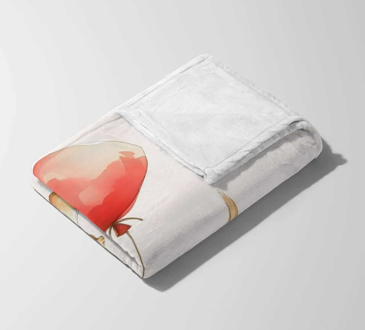 Piccolo coniglio, grande viaggio coperta in pile da KidzStudio