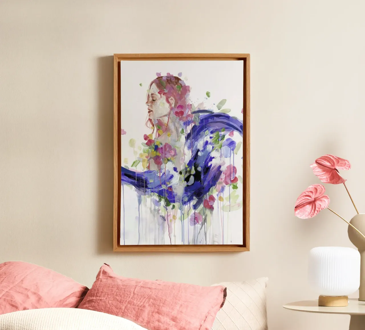 Bouquet of Emotions canvas by agnes-cecile