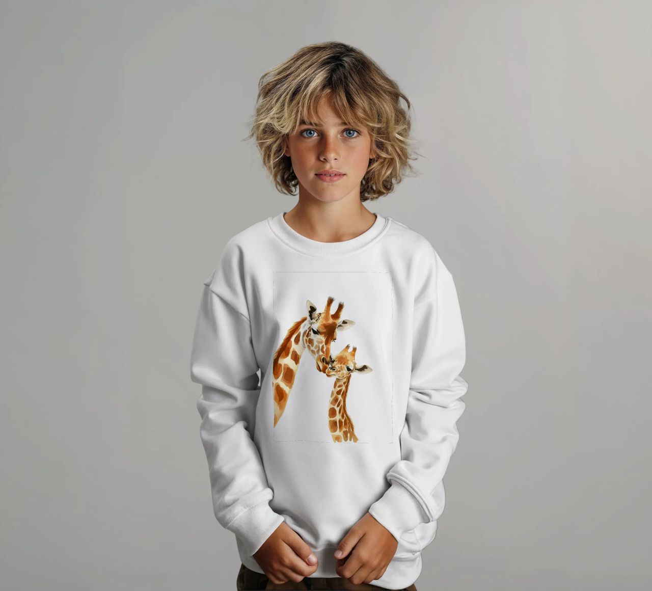 Un beso para ti sudadera para niño de KidzStudio