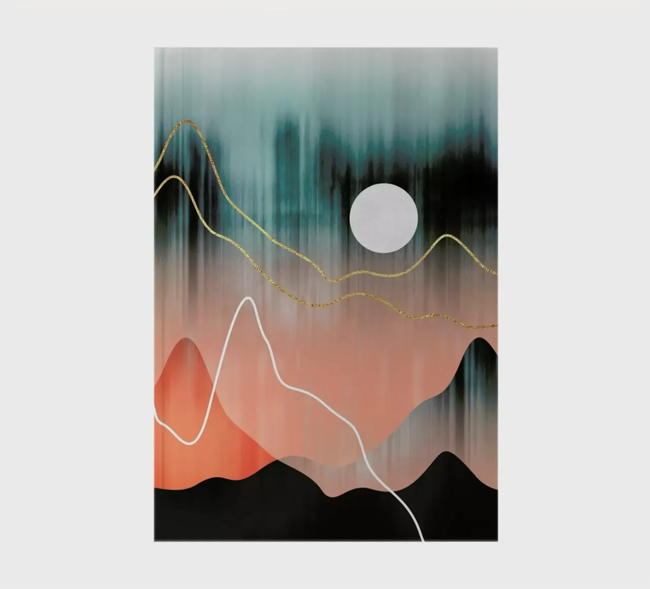 Mountainscape 2 Notizbuch von Elisabeth Fredriksson