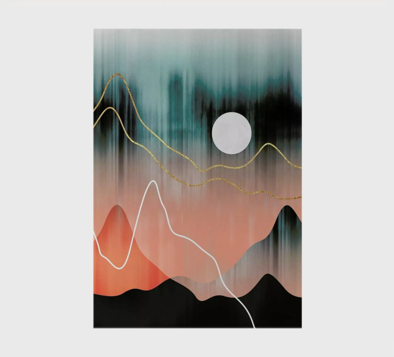 Mountainscape 2 notebook by Elisabeth Fredriksson