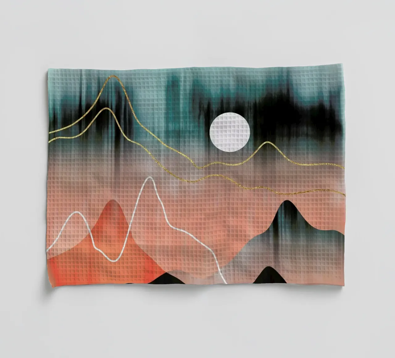 Mountainscape 2 Geschirrtuch von Elisabeth Fredriksson