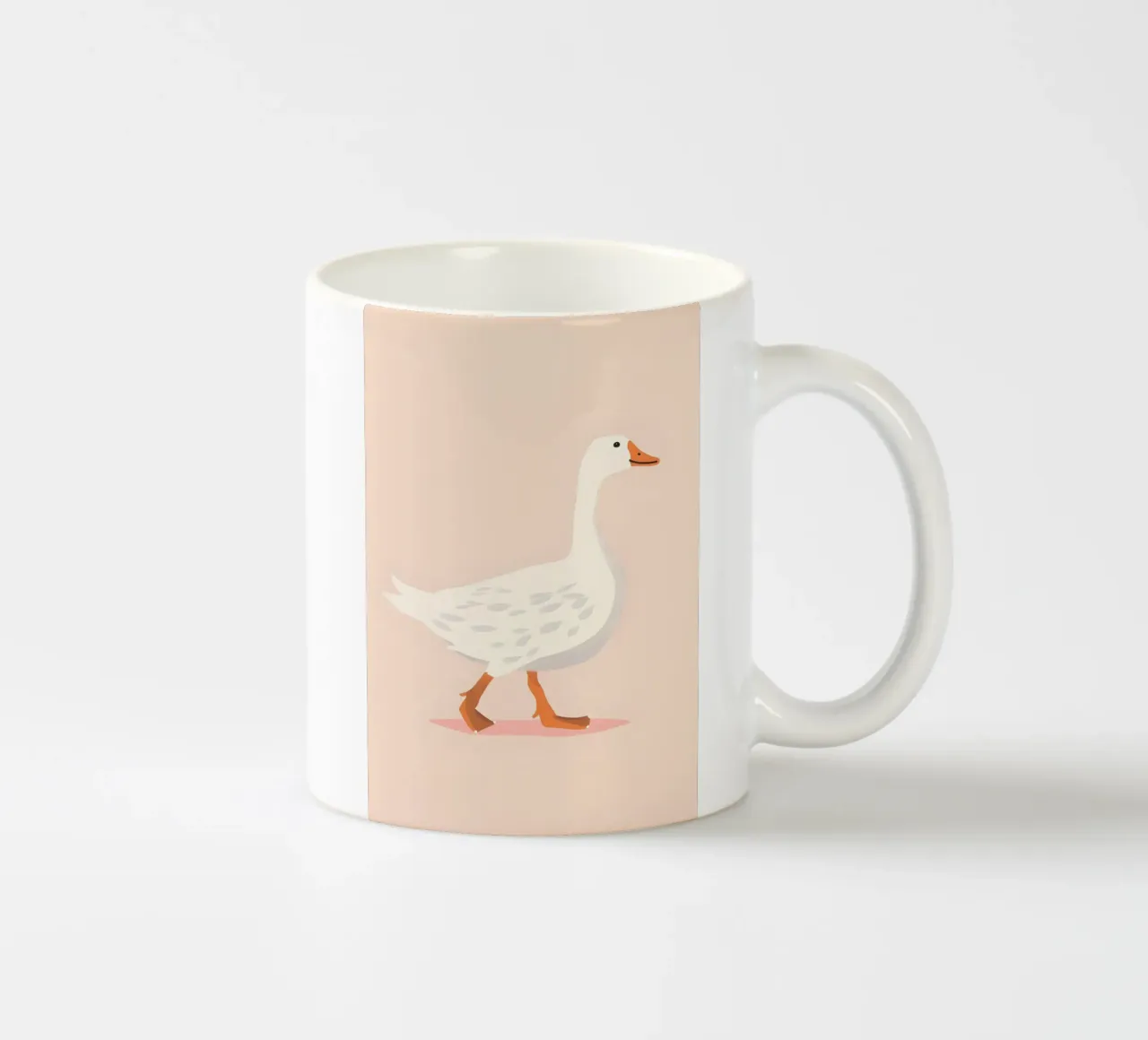 Gänsemarsch ins Glück Keramik Tasse von KidzStudio