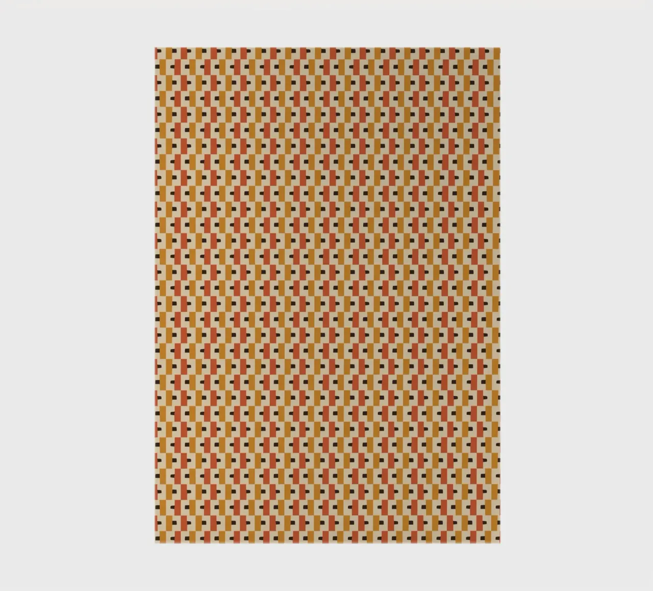 Warm color block seamless pattern notebook by Little Dean