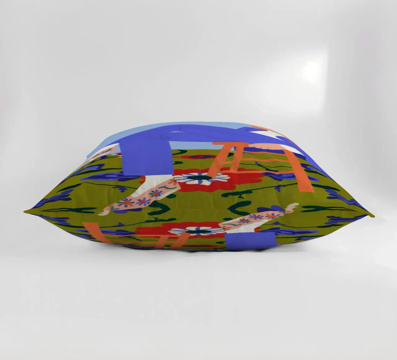 Azure Elegance Scene cuscino da Prism Palette
