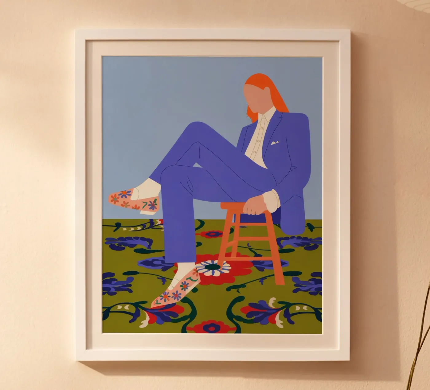 Azure Elegance Scene poster da Prism Palette