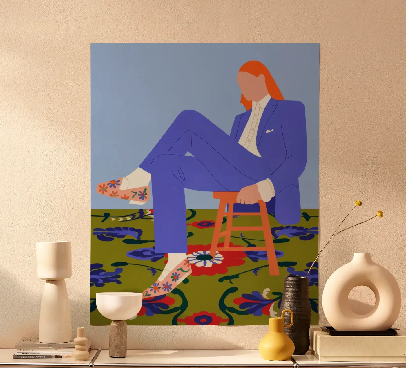 Azure Elegance Scene poster da Prism Palette