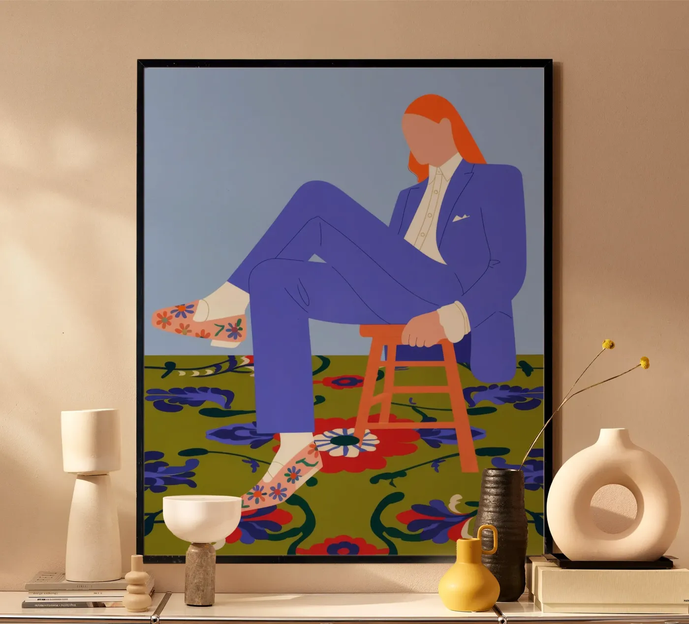 Azure Elegance Scene poster da Prism Palette